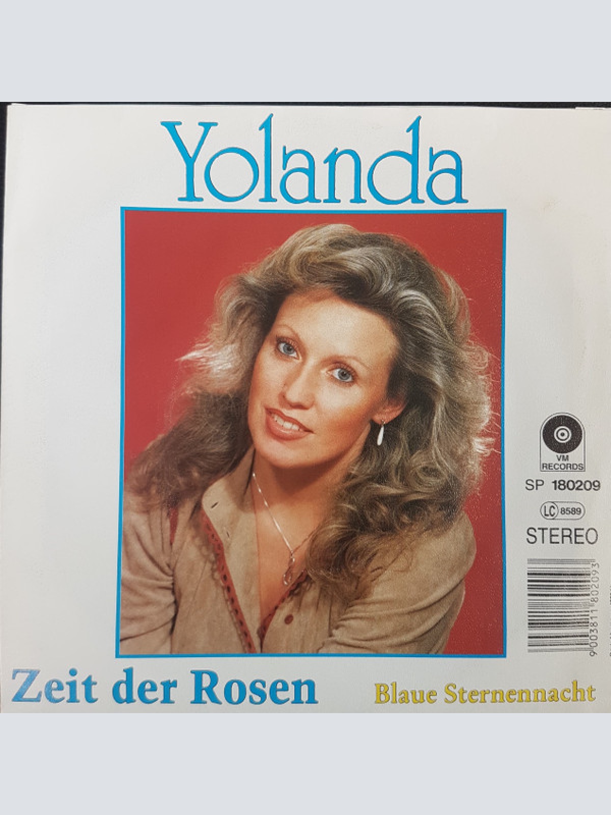 Vinyl / Yolanda (19) - Zeit Der Rosen / Blaue Sternennacht