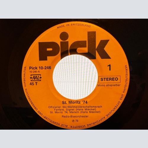 Vinyl / Radio-Blasorchester* - St. Moritz '74