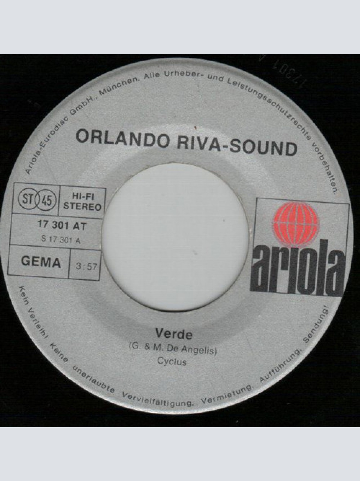 Vinyl / Orlando Riva-Sound* - Verde