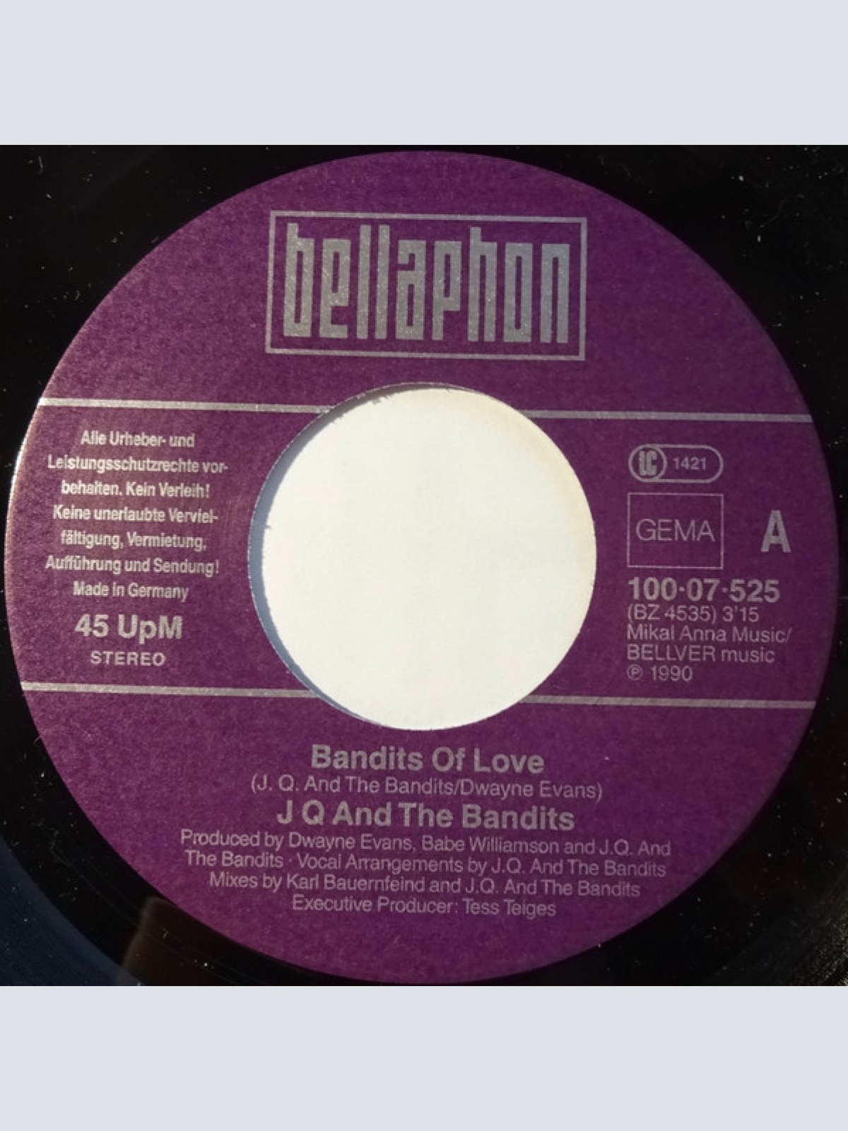 Vinyl / JQ And The Bandits - Bandits Of Love