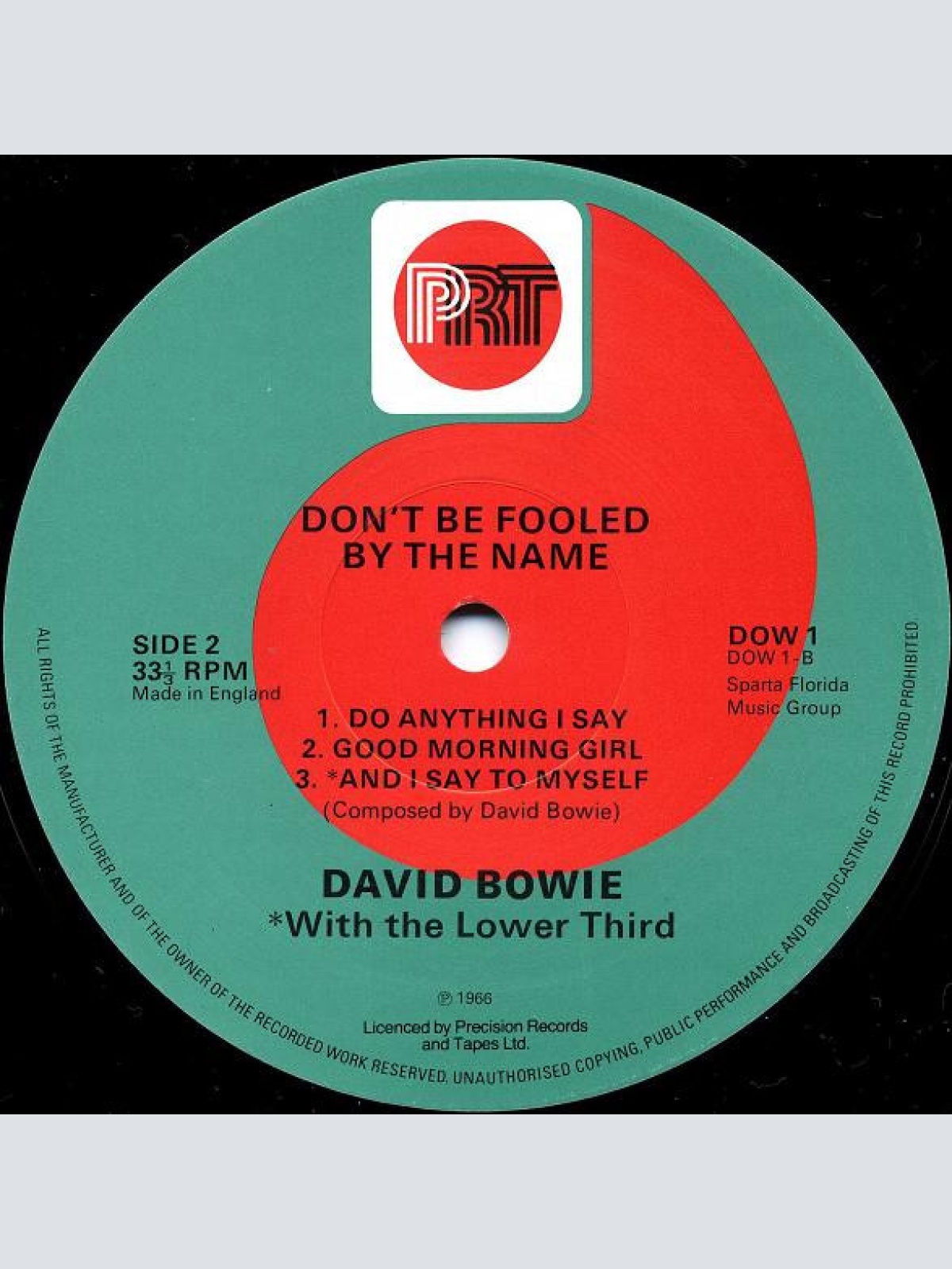 Vinyl / David Bowie - Don't Be Fooled By The Name