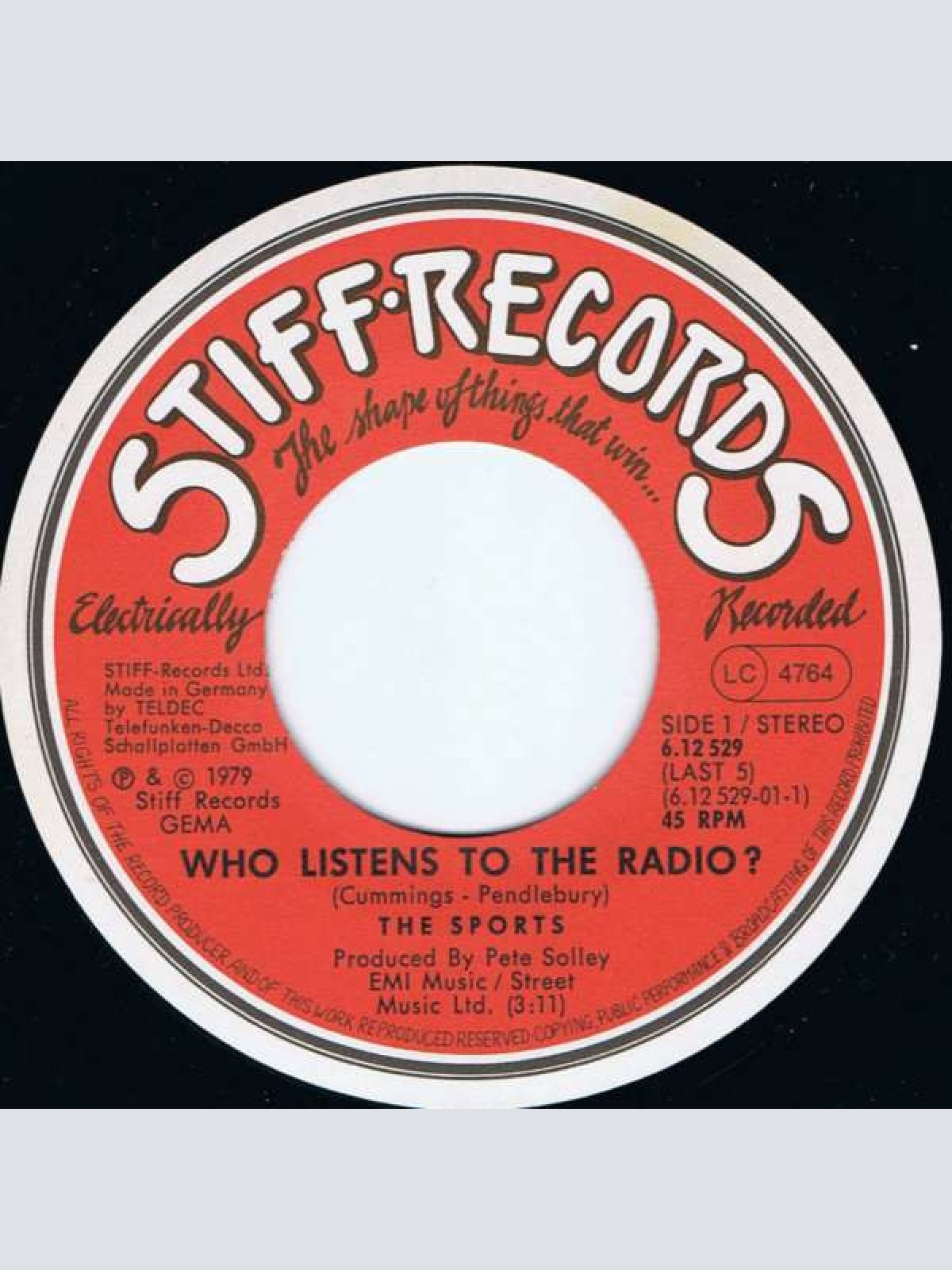 Vinyl / The Sports - Who Listens To The Radio