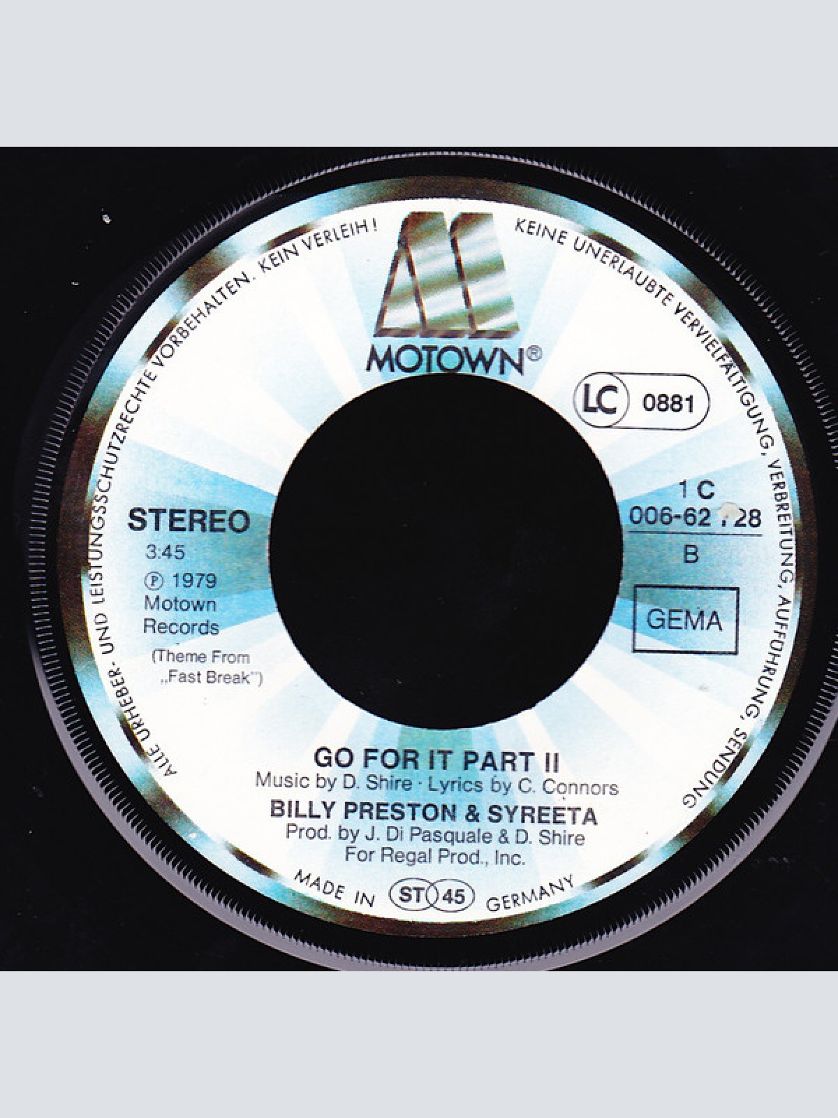 Vinyl / Billy Preston & Syreeta - Go For It - Part 1+2