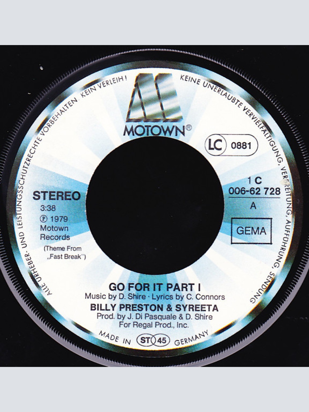 Vinyl / Billy Preston & Syreeta - Go For It - Part 1+2