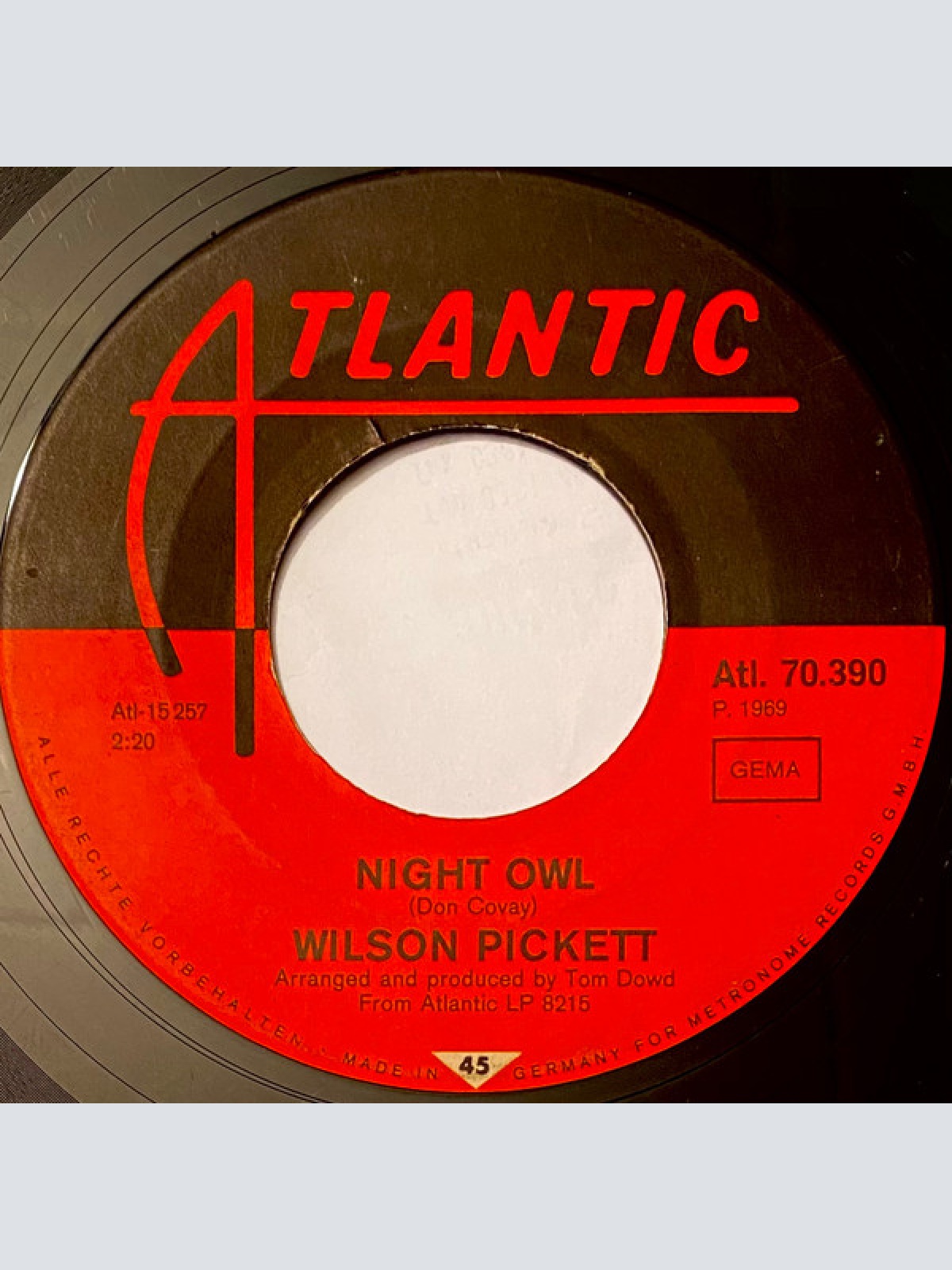 Vinyl / Wilson Pickett - Hey Joe / Night Owl
