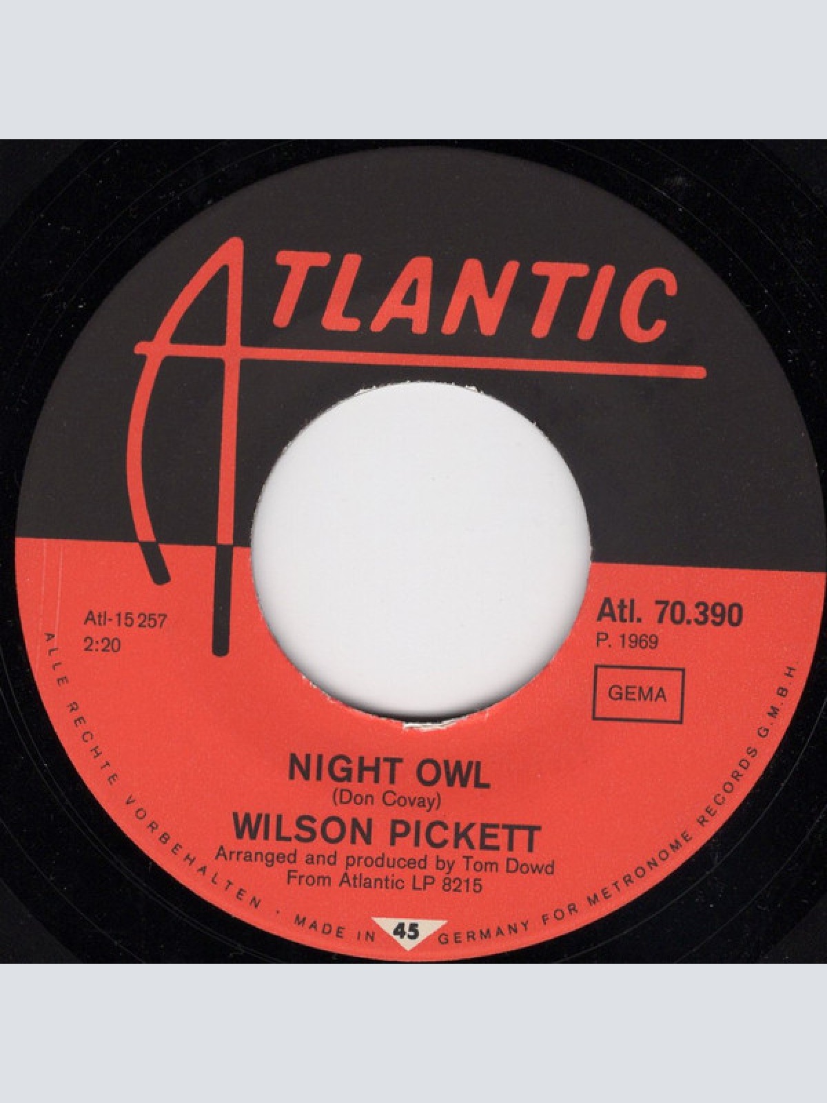 Vinyl / Wilson Pickett - Hey Joe / Night Owl