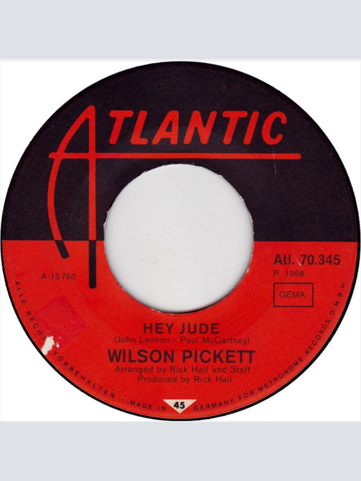 Vinyl / Wilson Pickett - Hey Jude