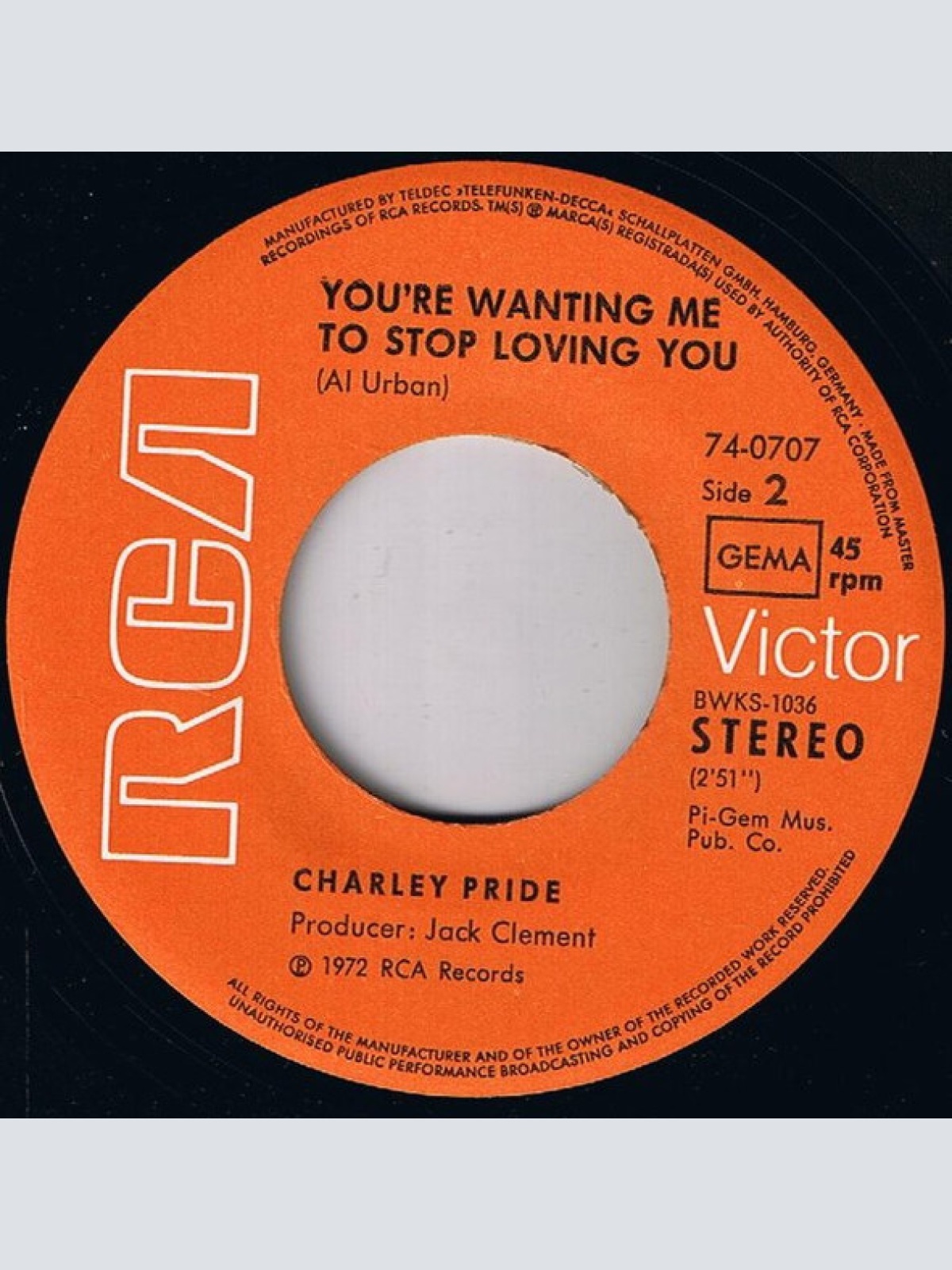 Vinyl / Charley Pride - It's Gonna Take A Little Bit Longer