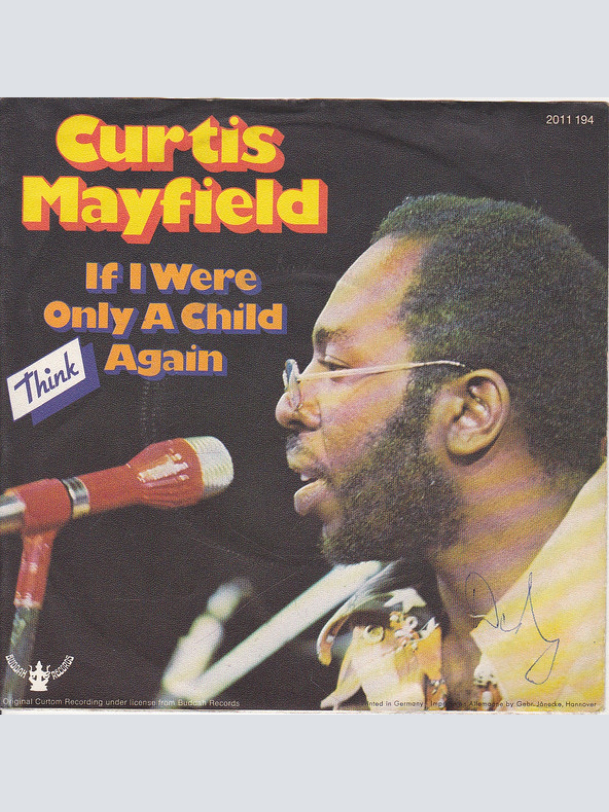 Vinyl / Curtis Mayfield - If I Were Only A Child Again