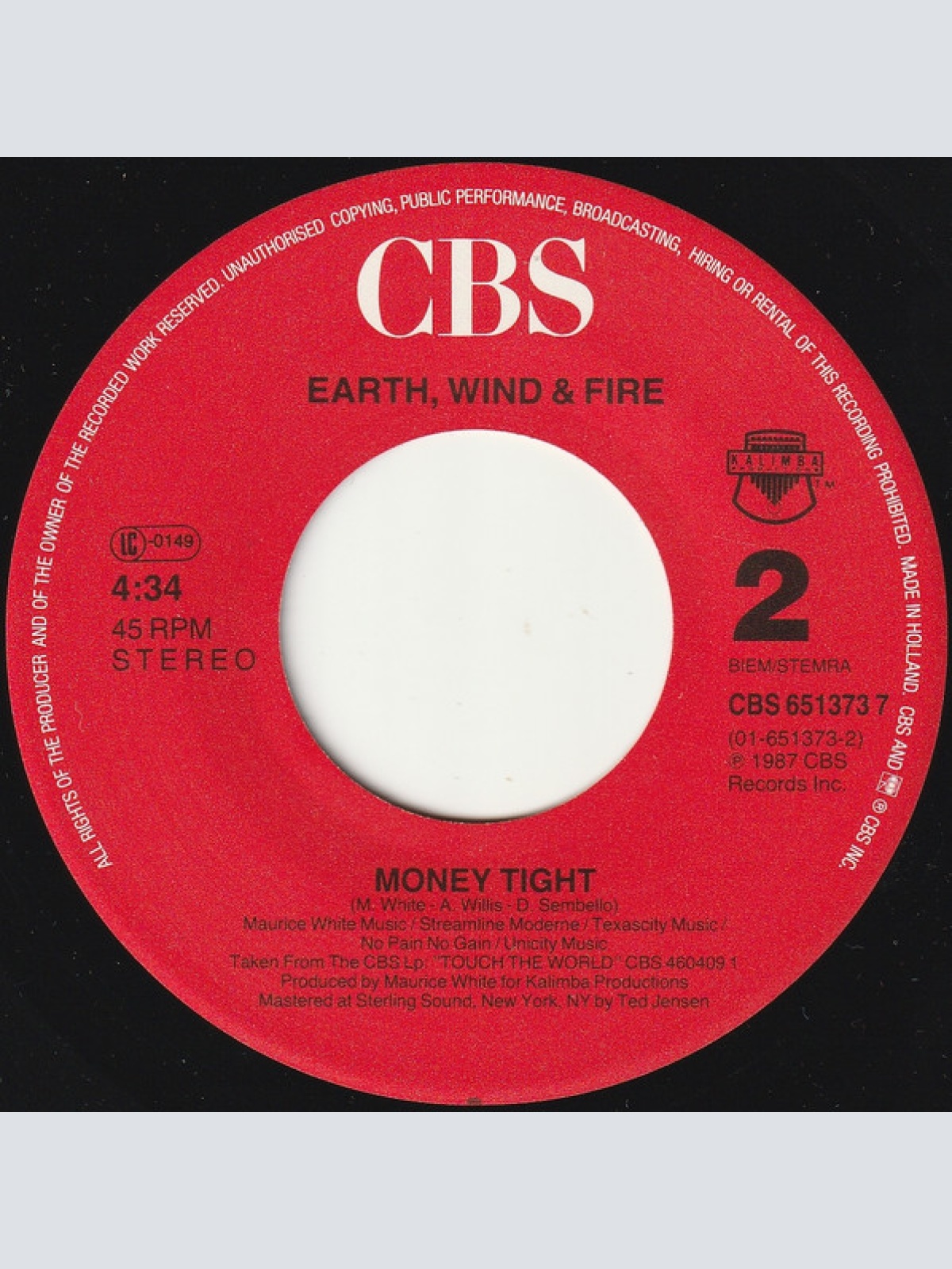Vinyl / Earth, Wind & Fire - Thinking Of You