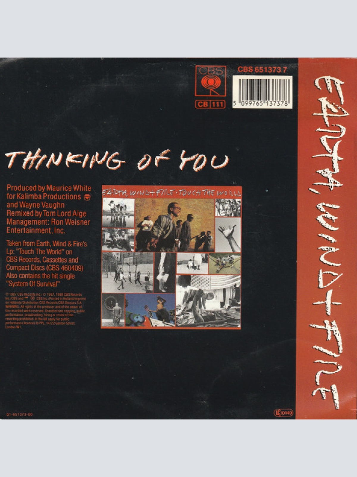 Vinyl / Earth, Wind & Fire - Thinking Of You