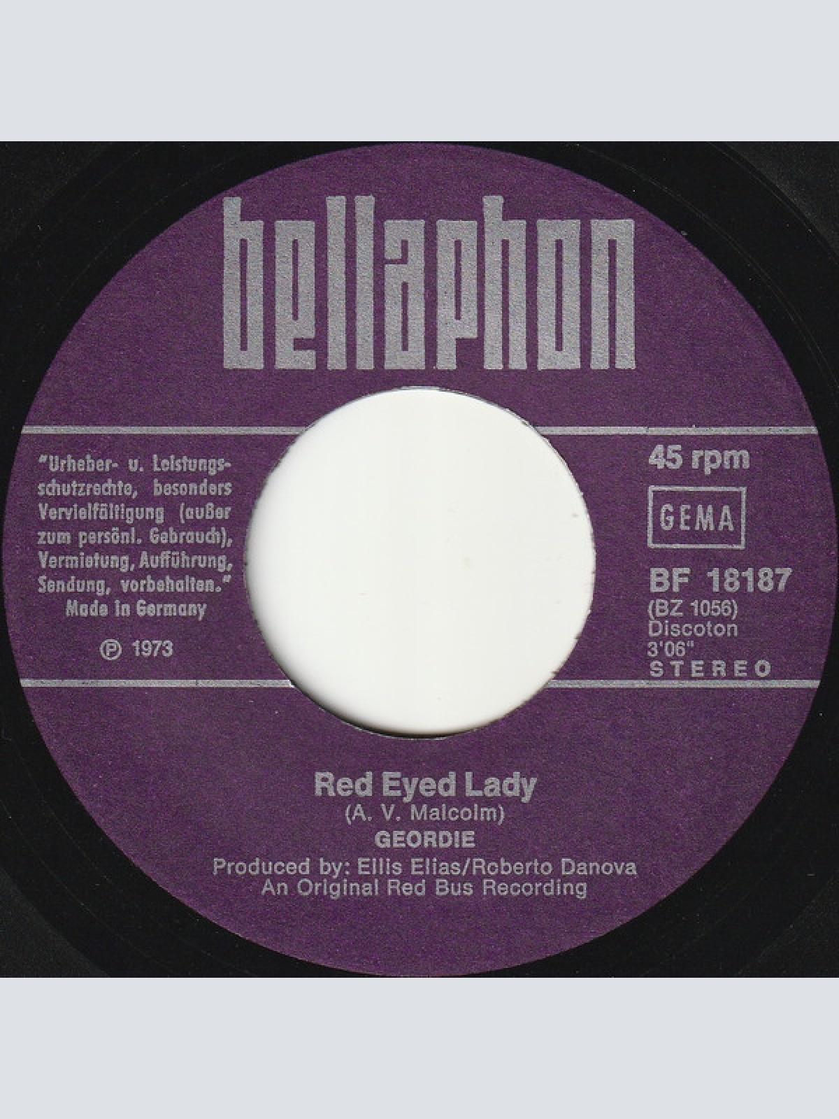 Vinyl / Geordie - Can You Do It