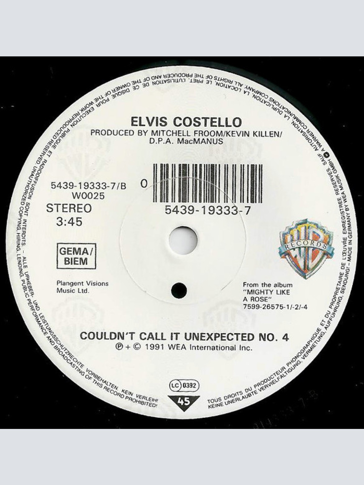 Vinyl / Elvis Costello - The Other Side Of Summer