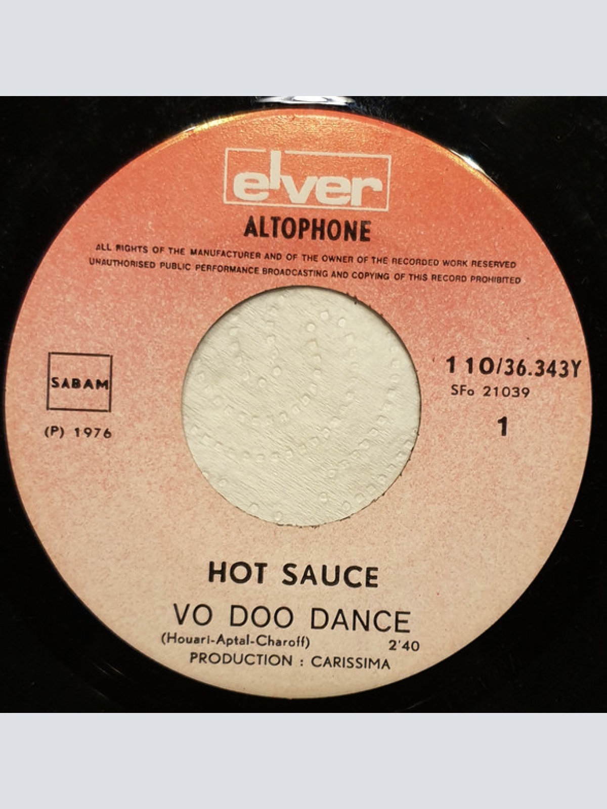 Vinyl / Hot Sauce (3) - Vo Doo Dance