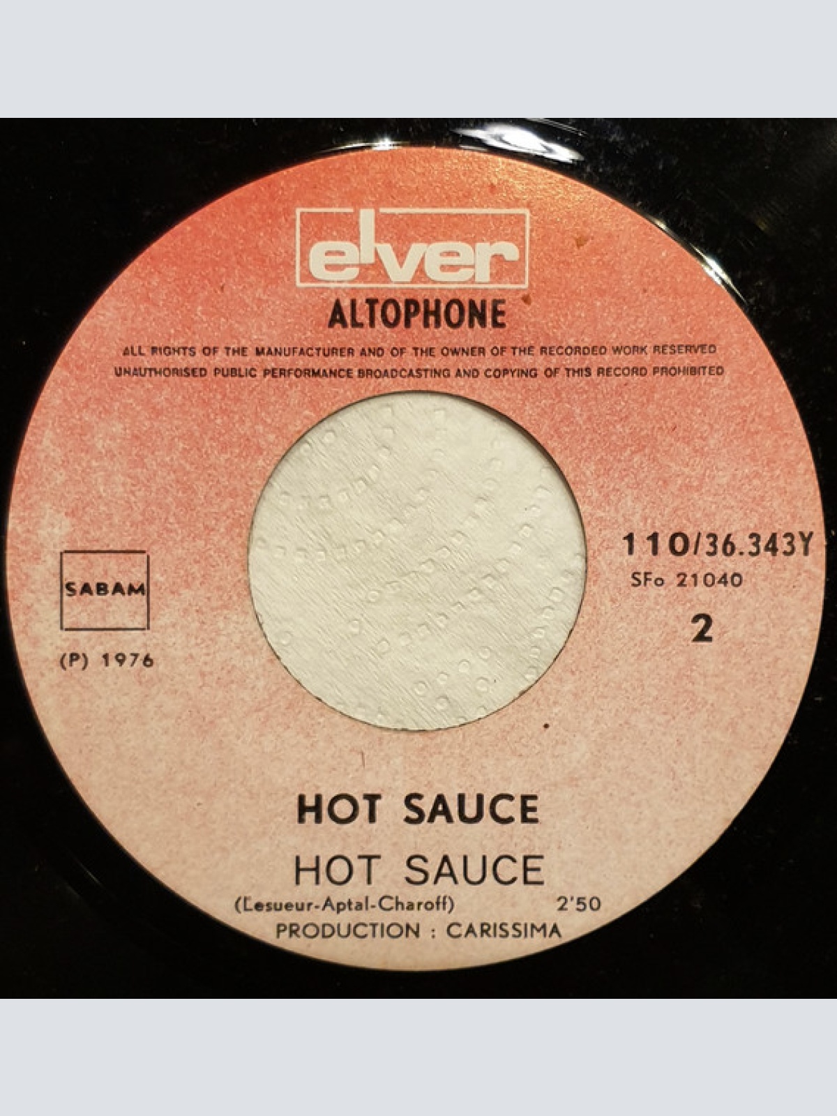 Vinyl / Hot Sauce (3) - Vo Doo Dance
