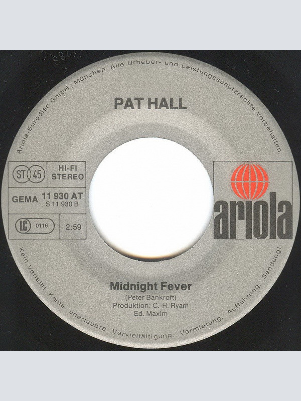 Vinyl / Pat Hall* - La La Jump