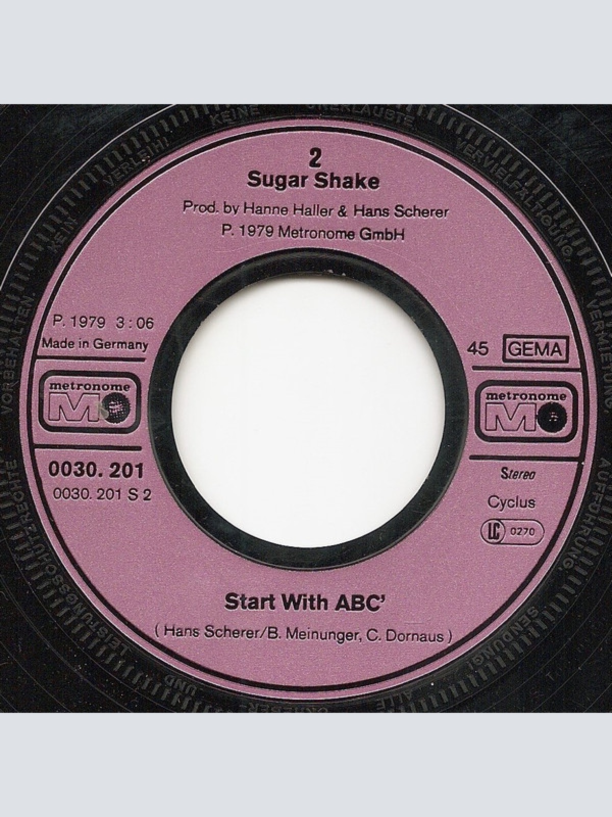 Vinyl / Sugar Shake* - Man Of The Guard