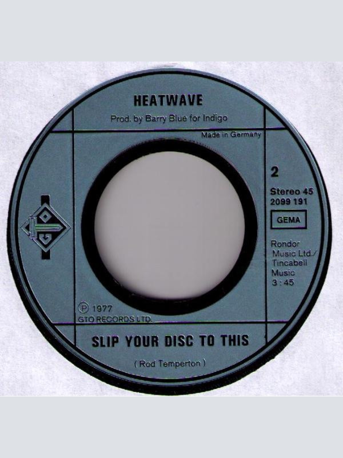 Vinyl / Heatwave - Too Hot To Handle