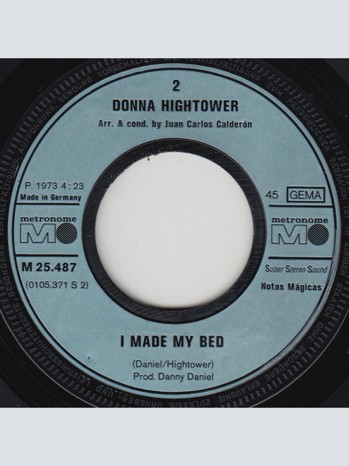 Vinyl / Donna Hightower - If You Hold My Hand / I Made My Bed