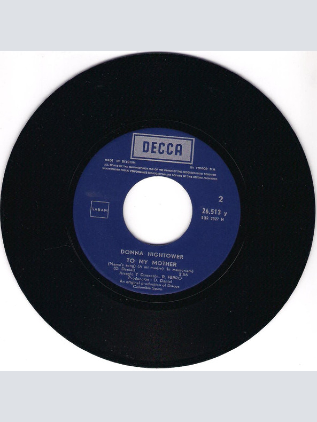 Vinyl / Donna Hightower - Forgive Me One More Time