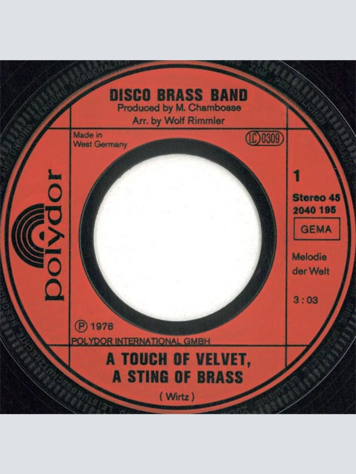 Vinyl / Disco Brass Band - A Touch Of Velvet, A Sting Of Brass