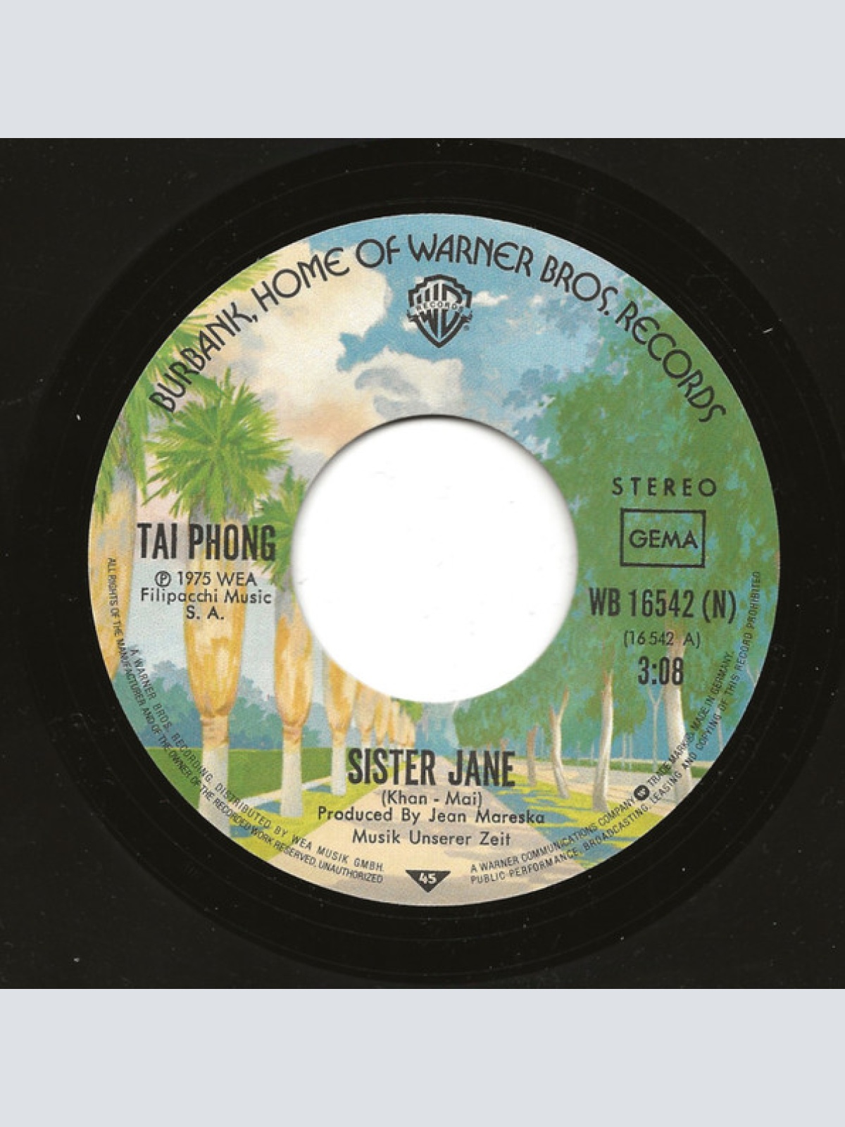 Vinyl / Taï Phong - Sister Jane / Crest