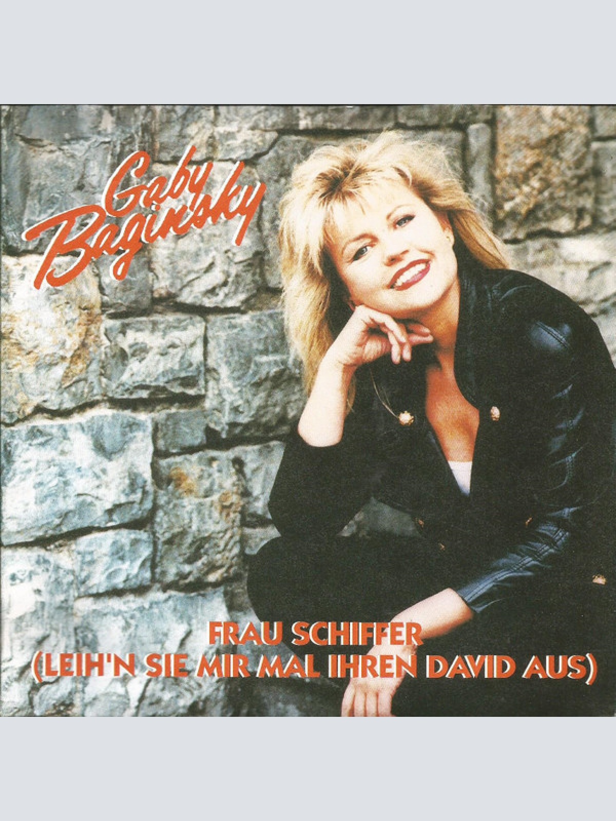 Vinyl / Gaby Baginsky - Frau Schiffer (Leih'n Sie Mir Mal Ihren David Aus)