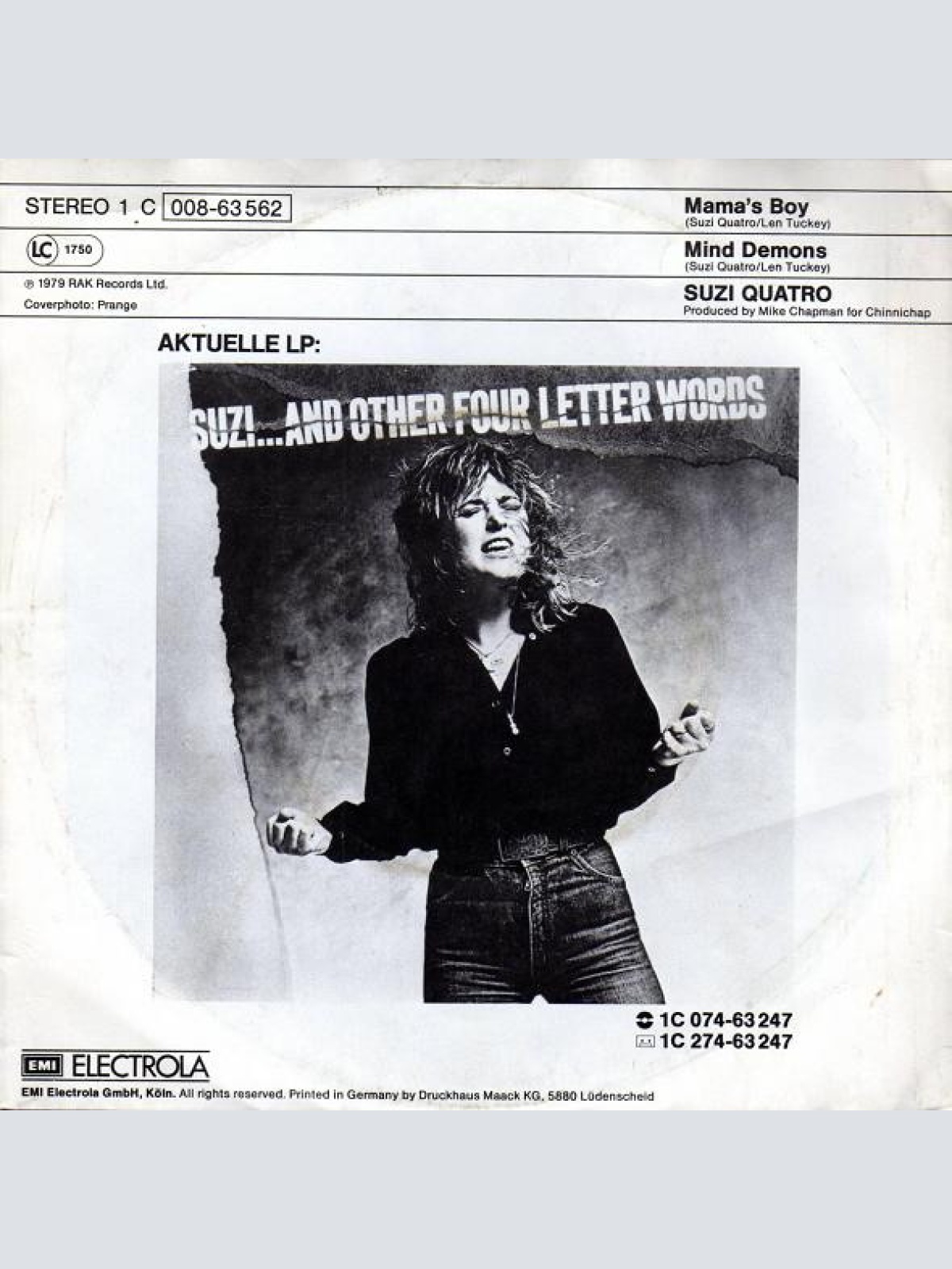 Vinyl / Suzi Quatro - Mama's Boy