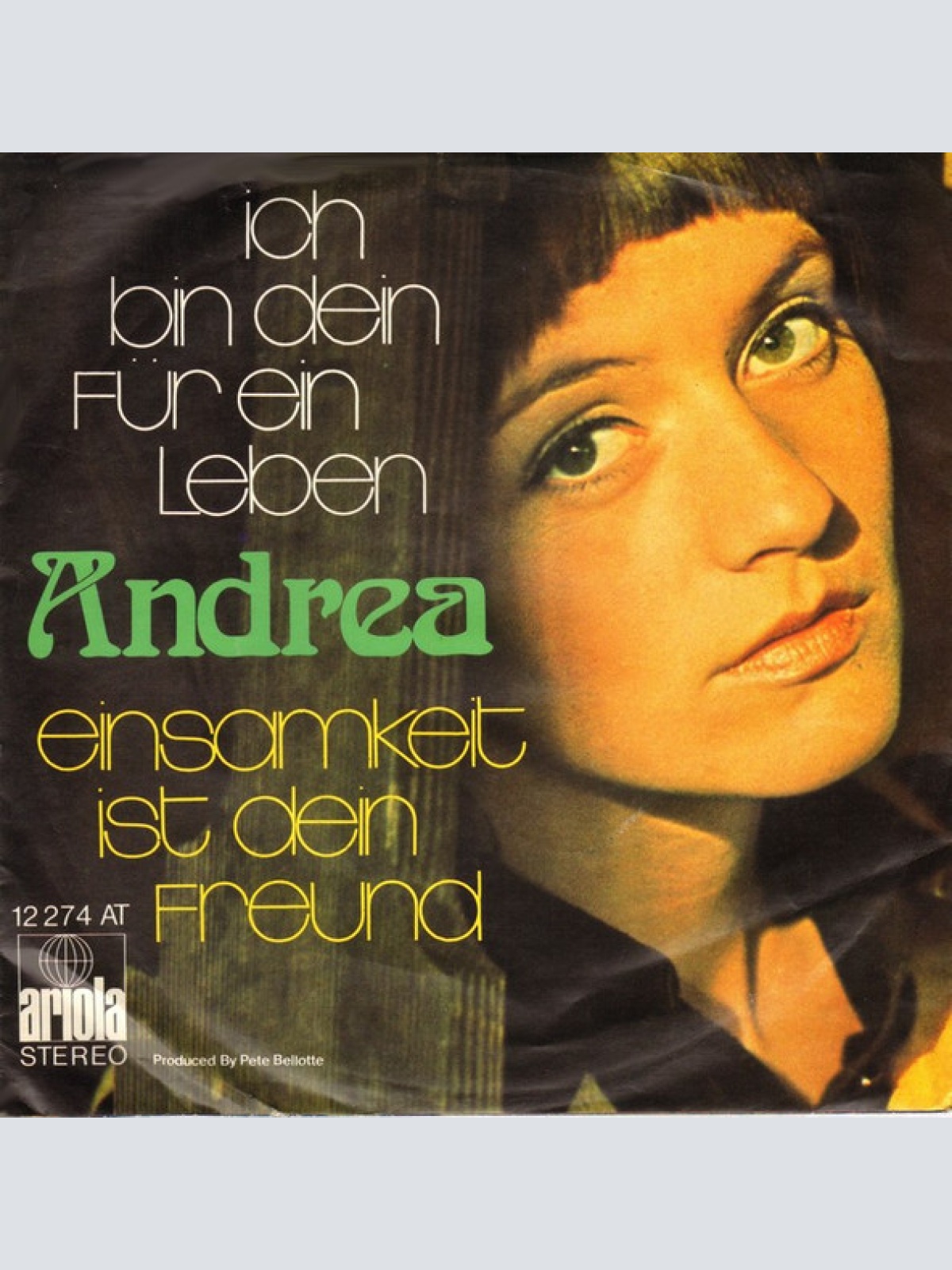 Vinyl / Andrea* - Ich Bin Dein Für Ein Leben / Einsamkeit Ist Dein Freund
