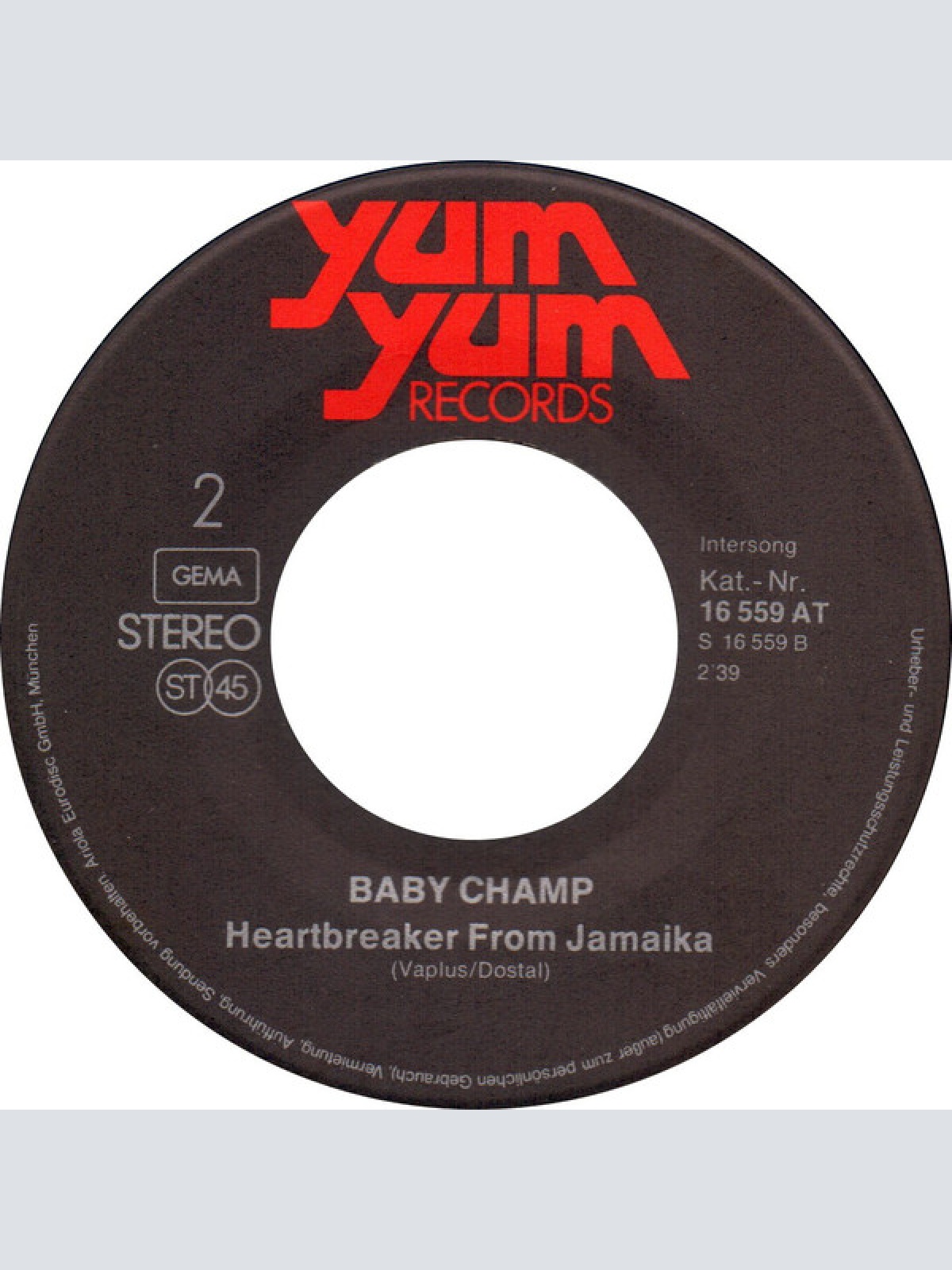 Vinyl / Baby Champ - Monkey Bump