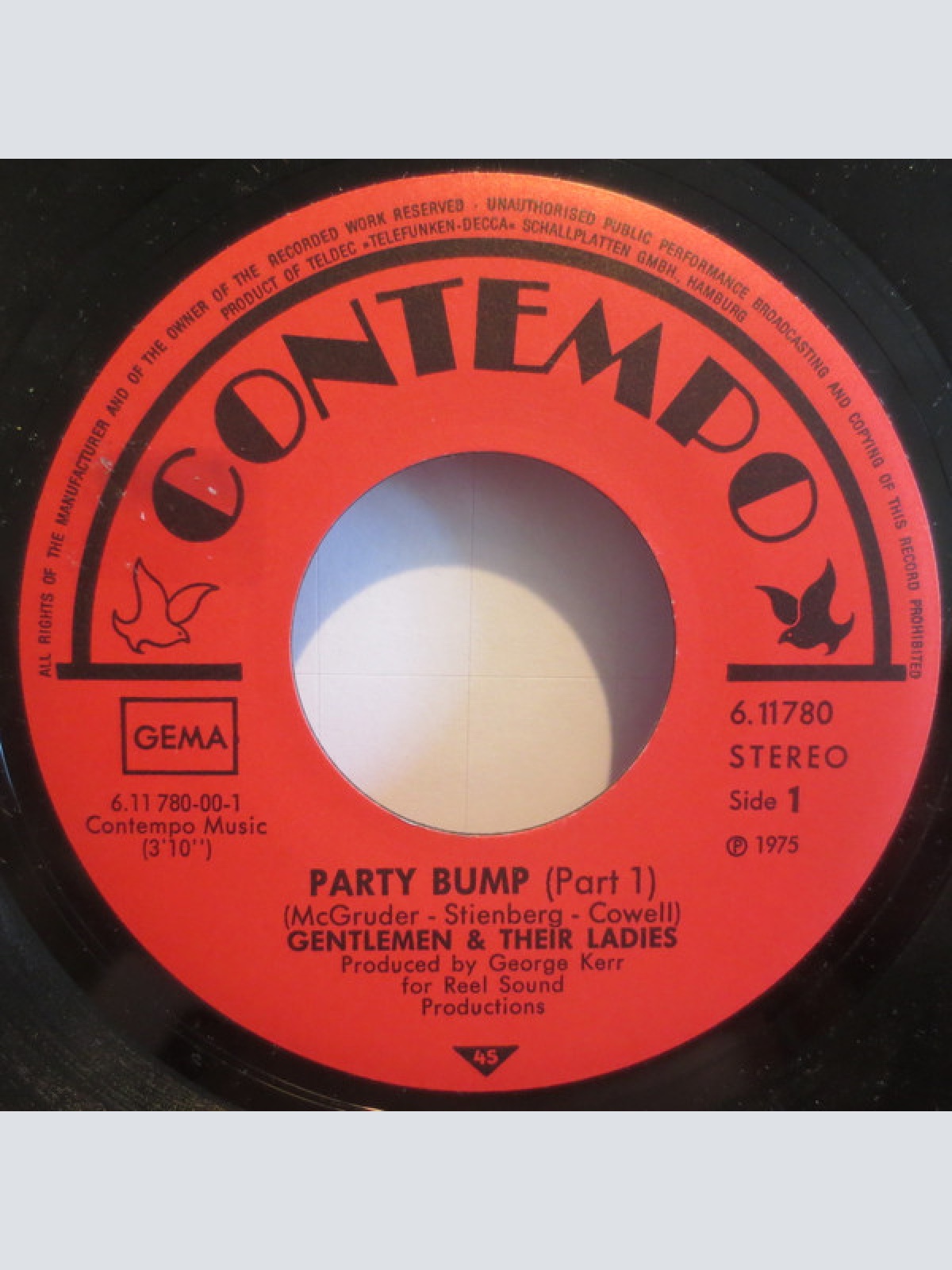 Vinyl / Gentlemen & Their Ladies* - Party Bump (Part 1+2)