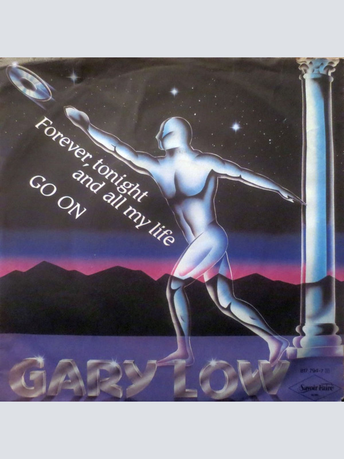 Vinyl / Gary Low - Forever, Tonight And All My Life