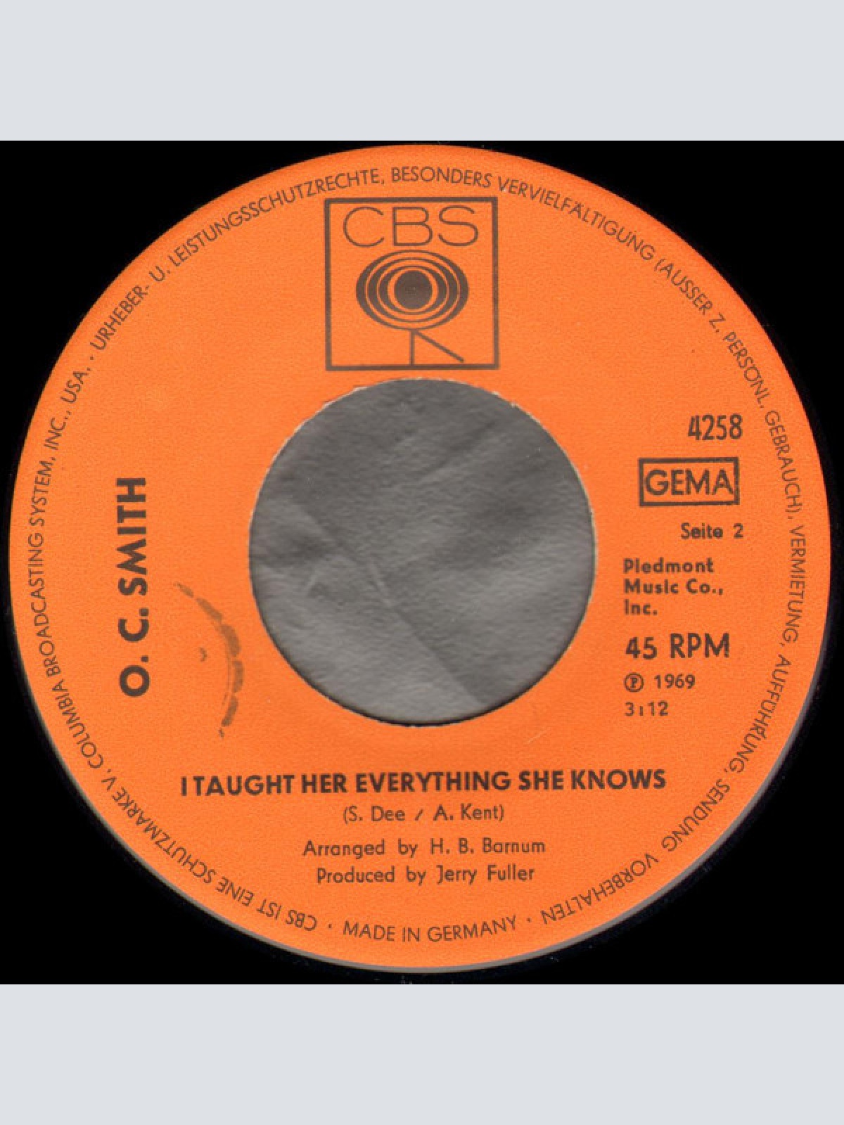 Vinyl / O. C. Smith* - Friend, Lover, Woman, Wife