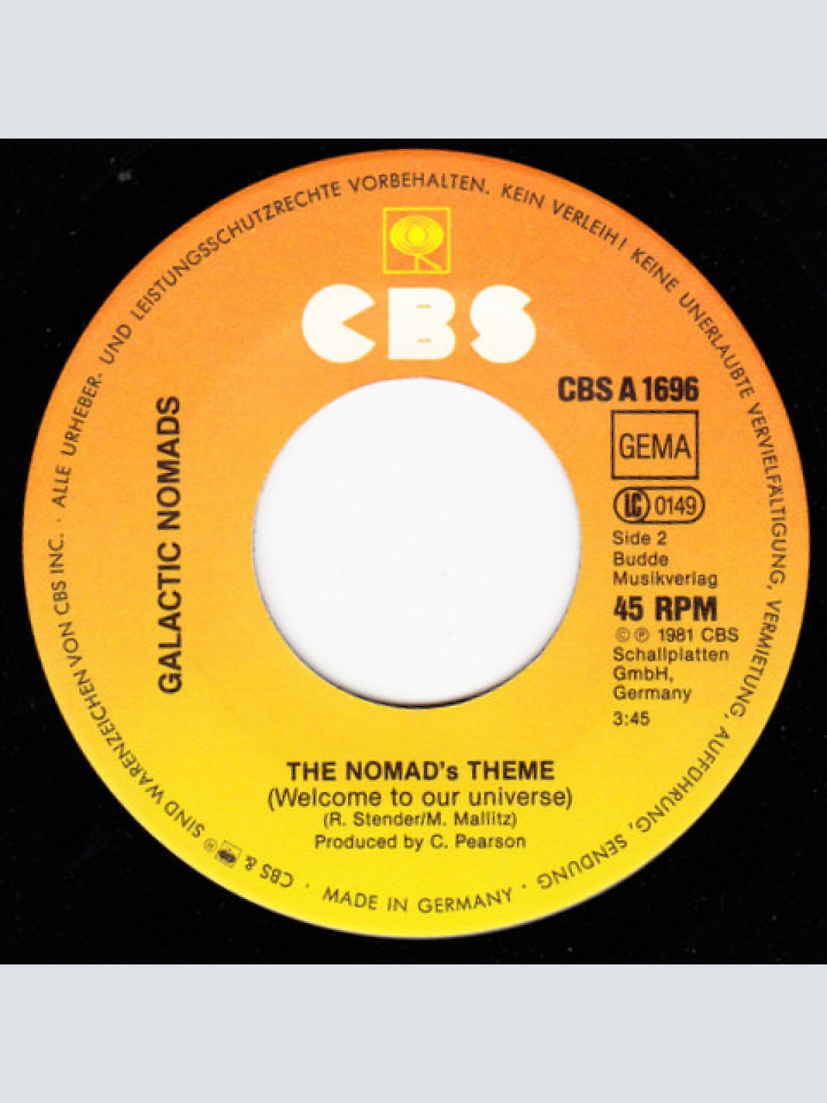 Vinyl / Galactic Nomads - Jupiter