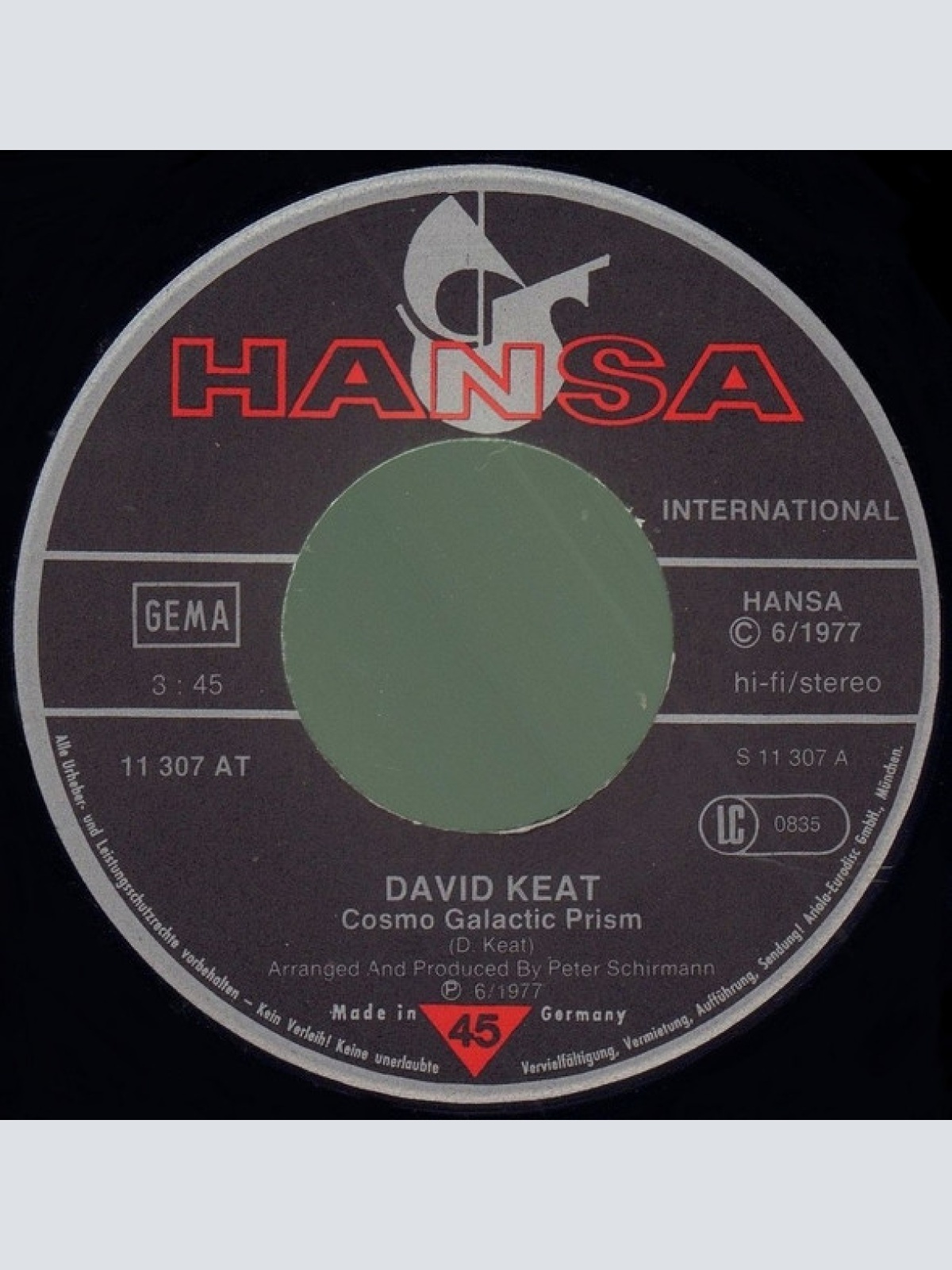 Vinyl / David Keat - Cosmo Galactic Prism