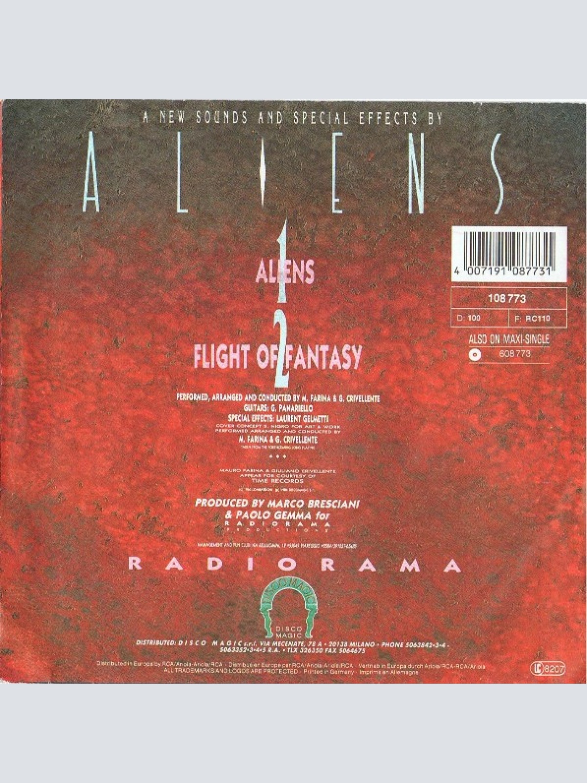 Vinyl / Radiorama - Aliens