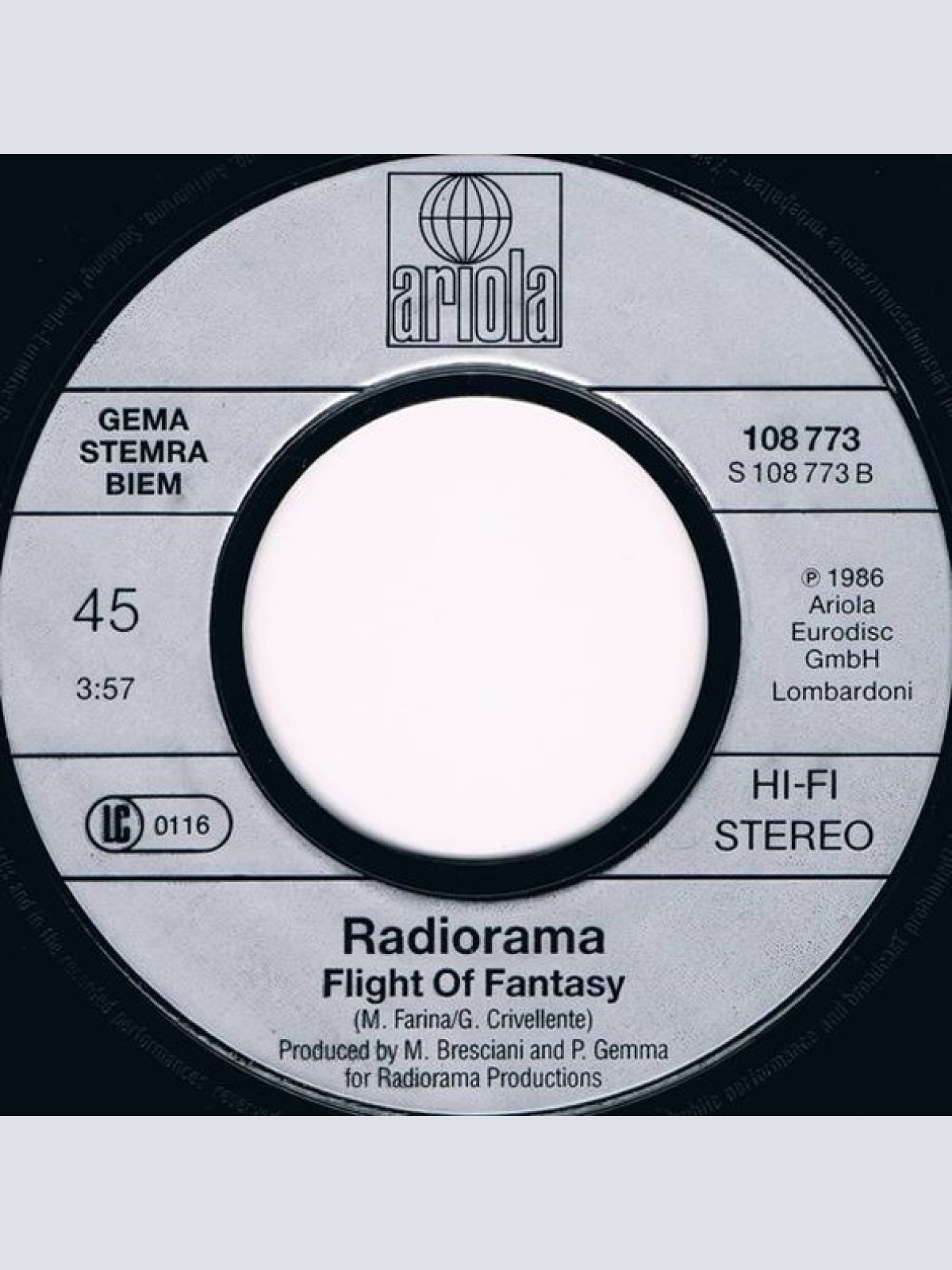 Vinyl / Radiorama - Aliens