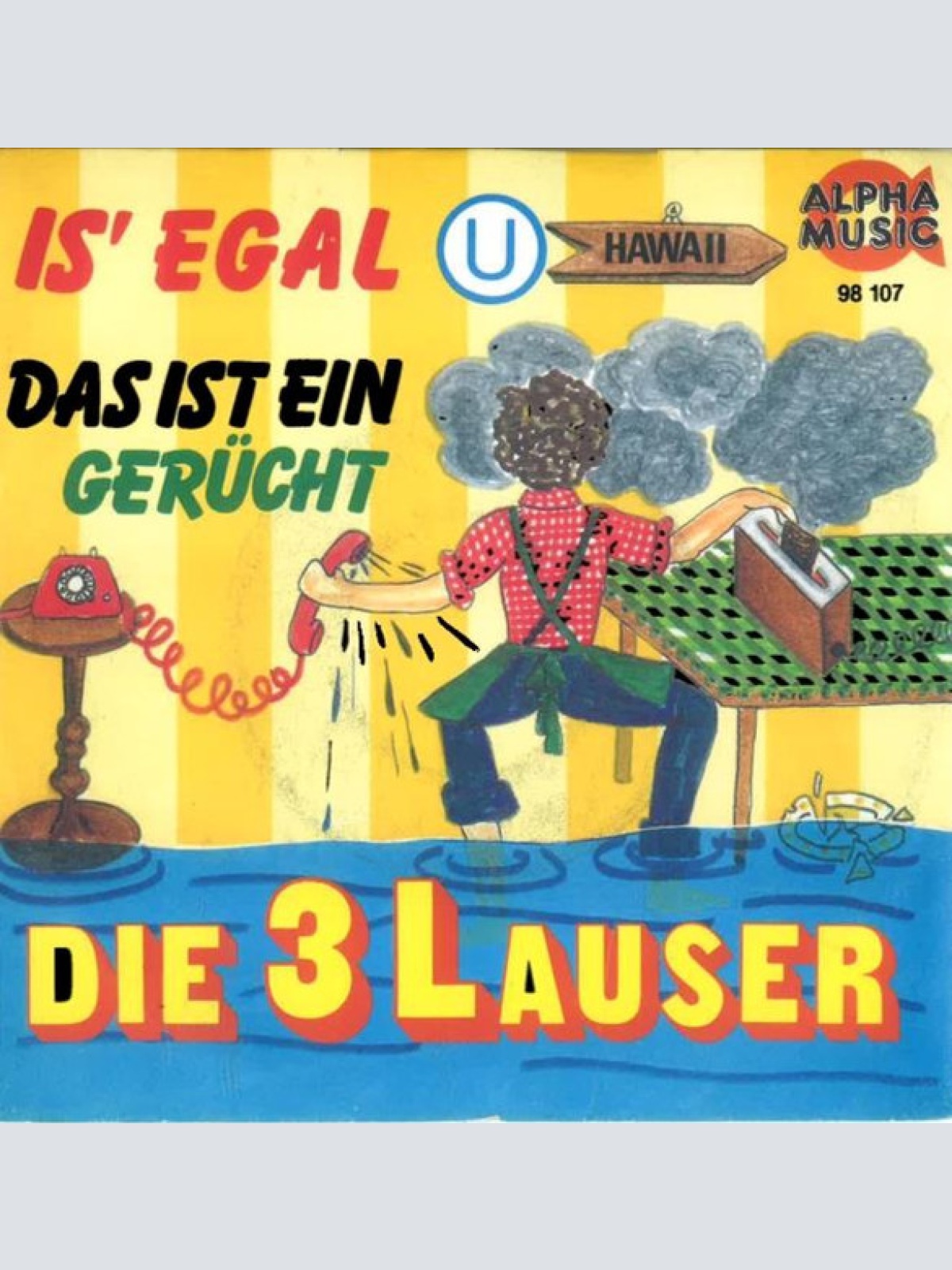 Vinyl / Die 3 Lauser - Is' Egal