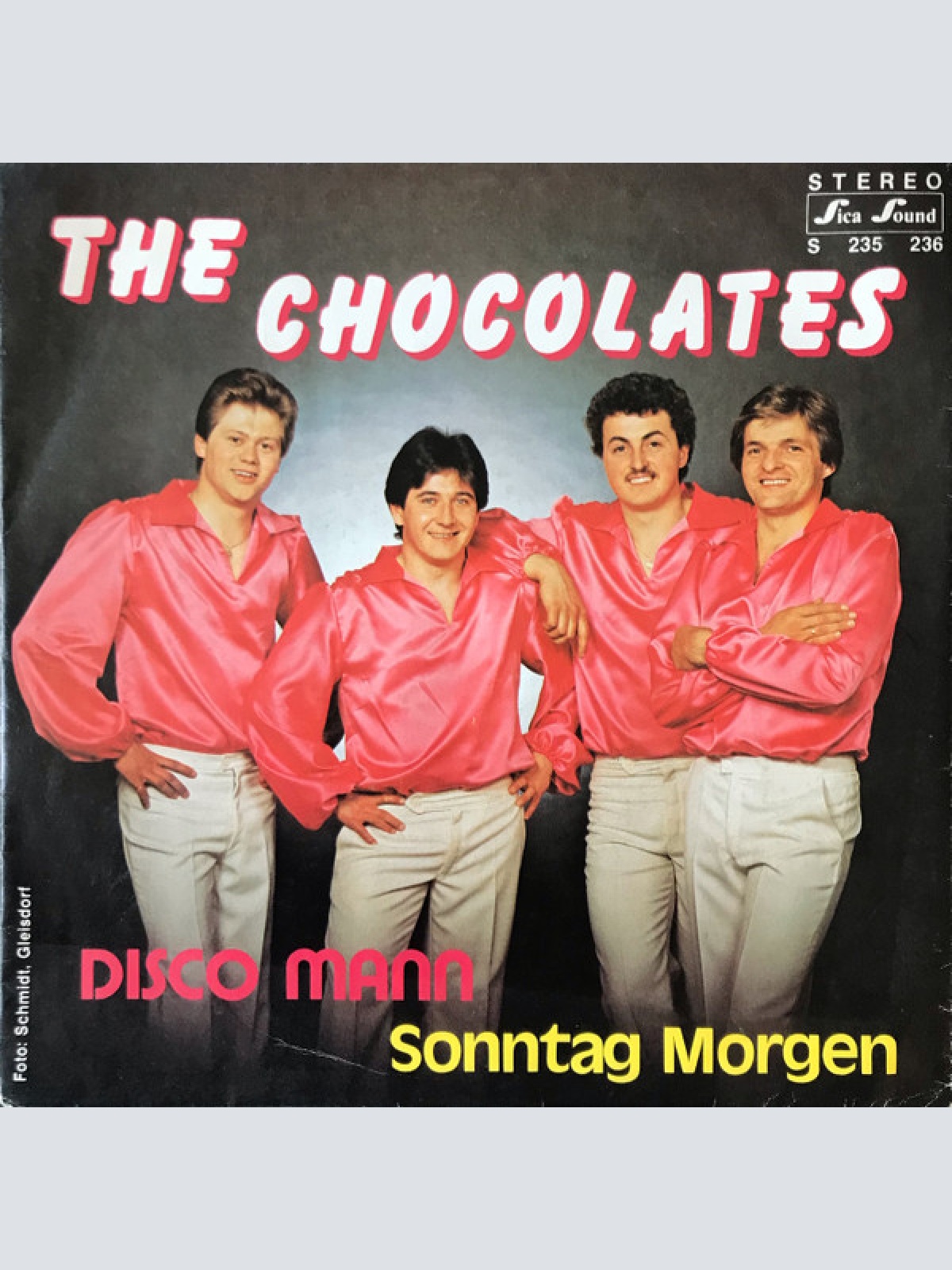 Vinyl / The Chocolates - Disco Mann / Sonntag Morgen