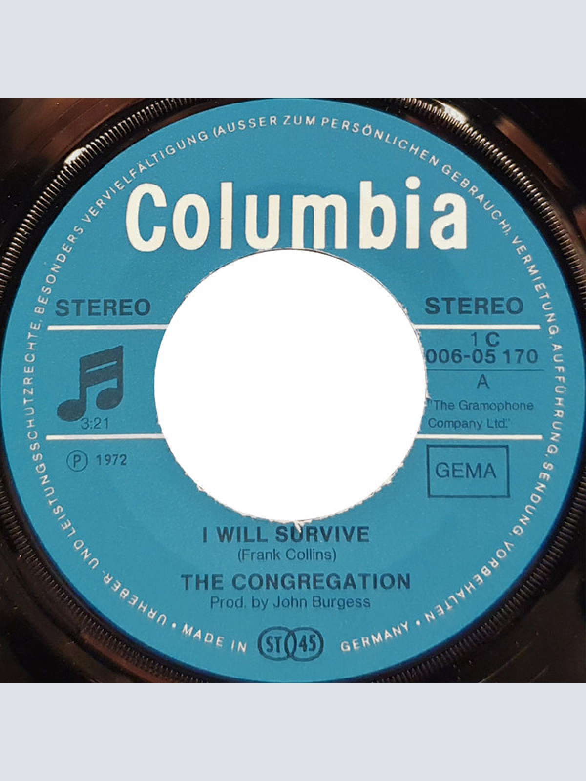 Vinyl / Congregation (2) - I Will Survive