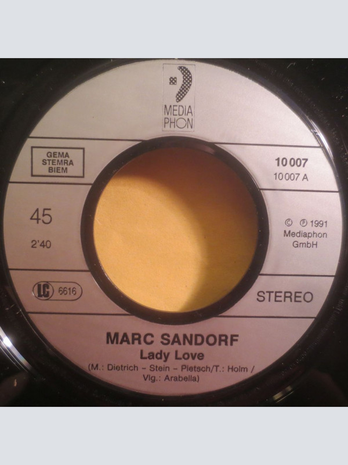 Vinyl / Marc Sandorf - Lady Love