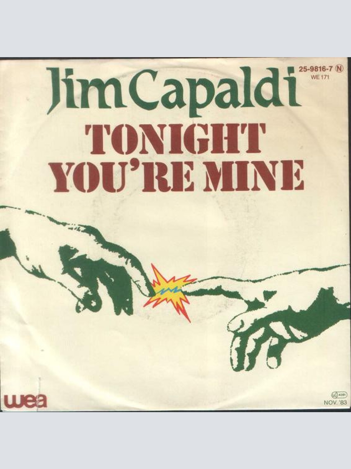 Vinyl / Jim Capaldi - Tonight You're Mine