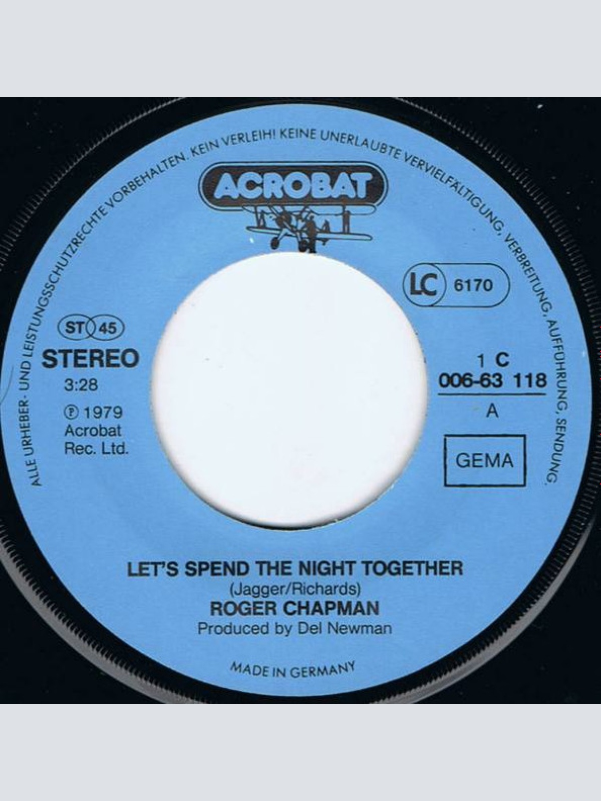 Vinyl / Roger Chapman - Let's Spend The Night Together