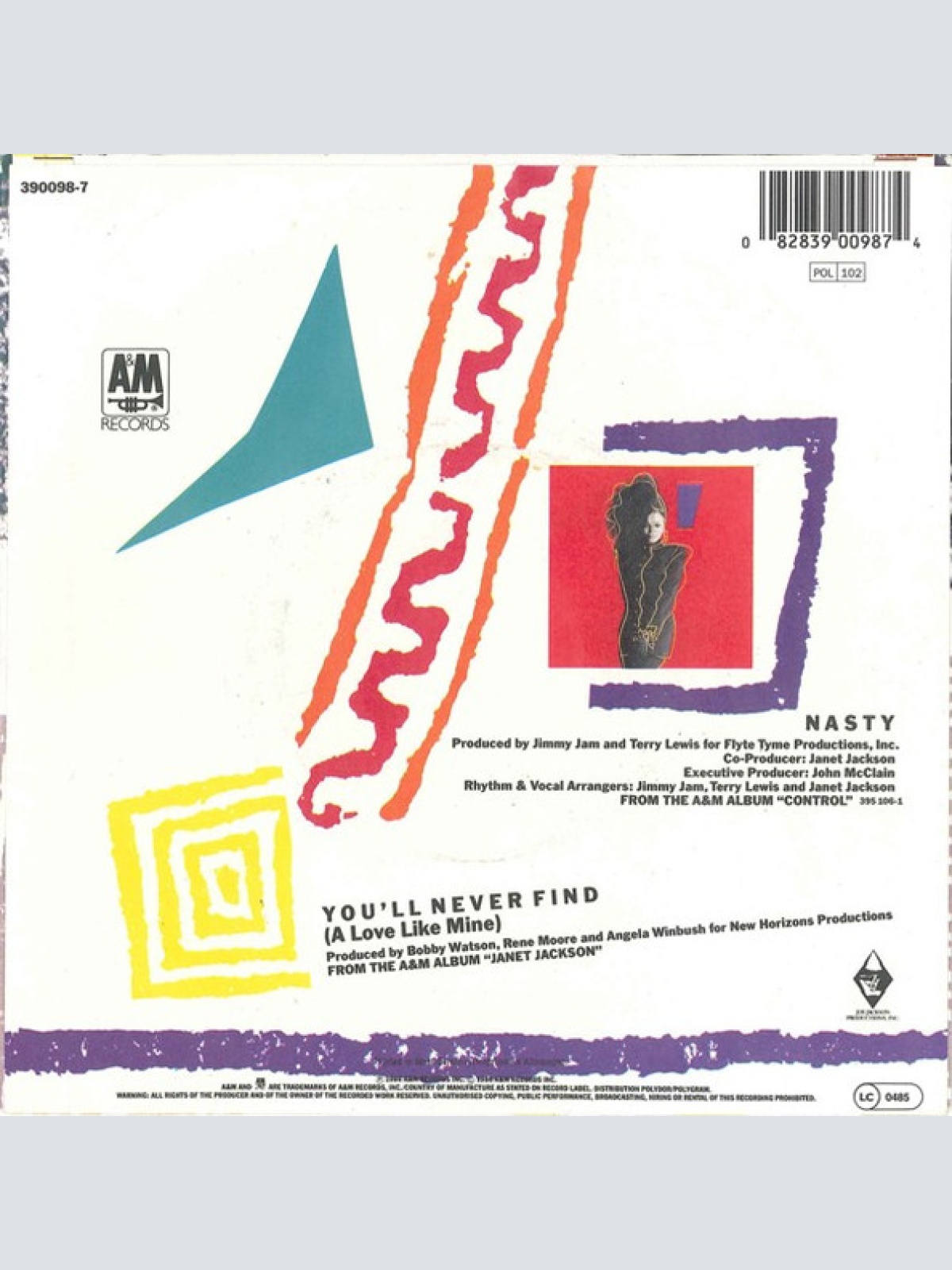 Vinyl / Janet Jackson - Nasty