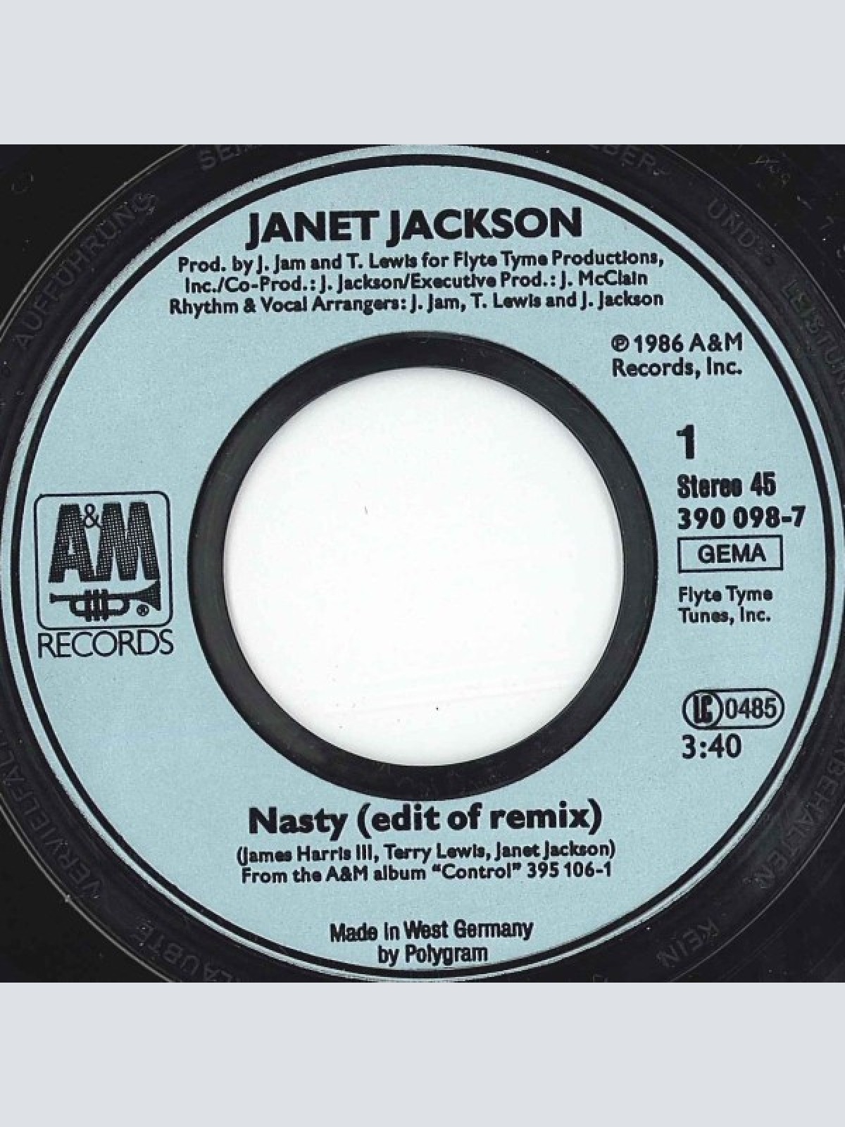 Vinyl / Janet Jackson - Nasty