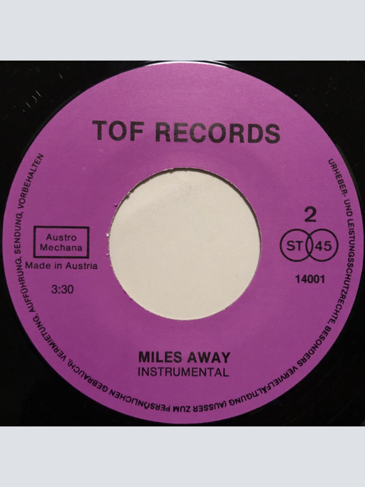 Vinyl / Thomas Forstner - Miles Away