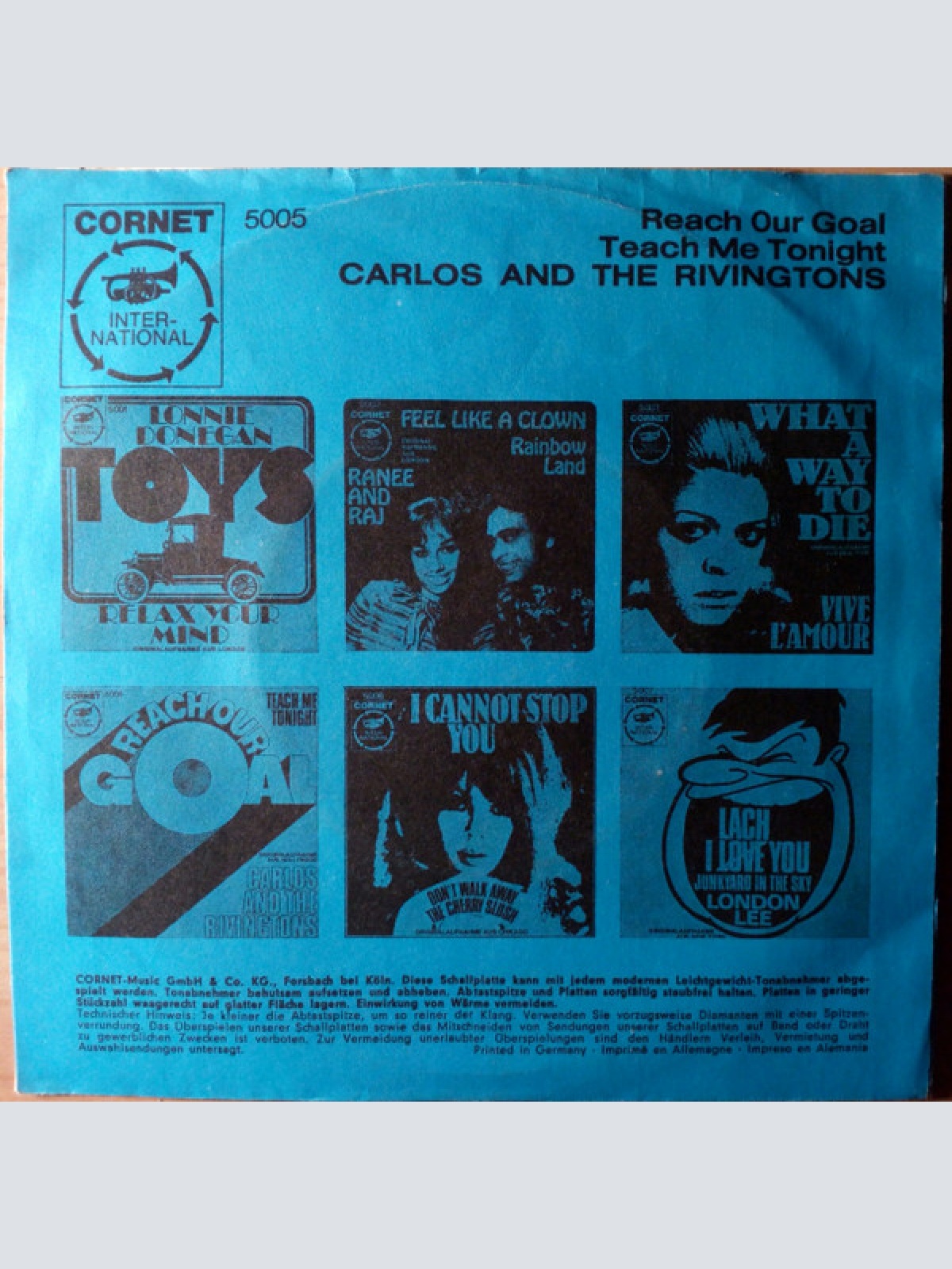 Vinyl / Carlos* And The Rivingtons - Reach Our Goal