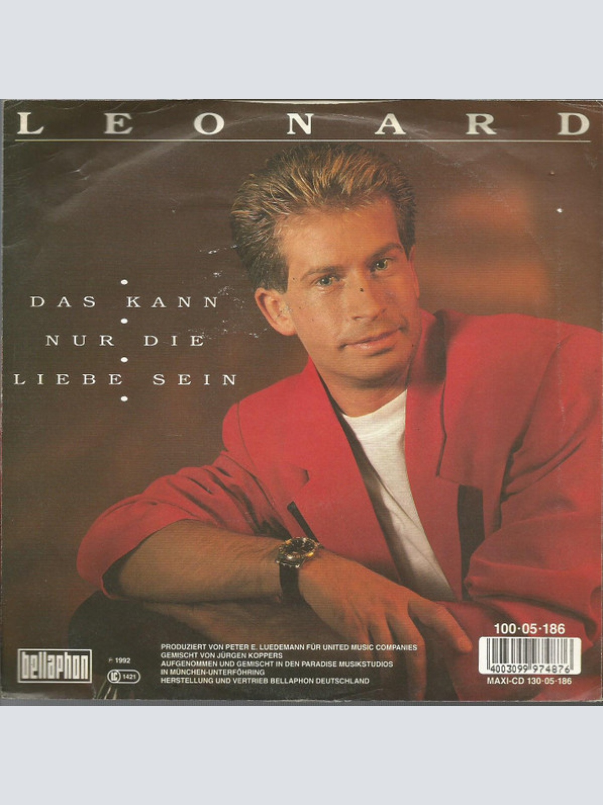 Vinyl / Leonard - Das Kann Nur Die Liebe Sein