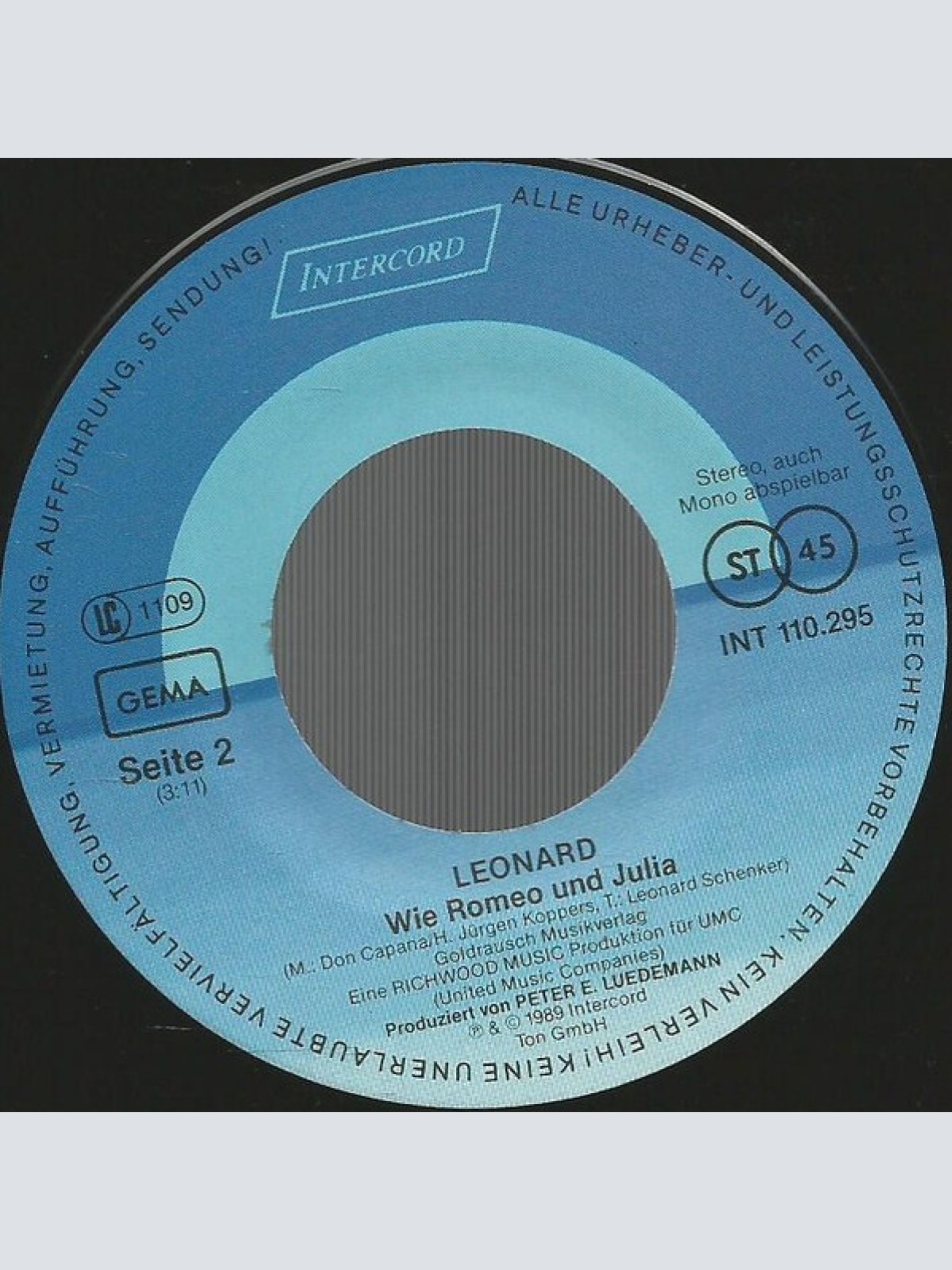 Vinyl / Leonard - Bella Romantica