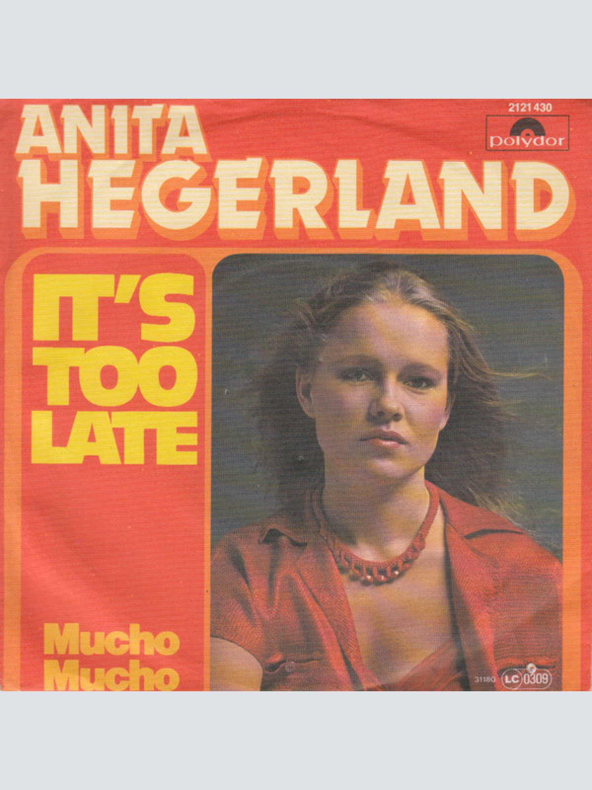 Vinyl / Anita Hegerland - It's Too Late
